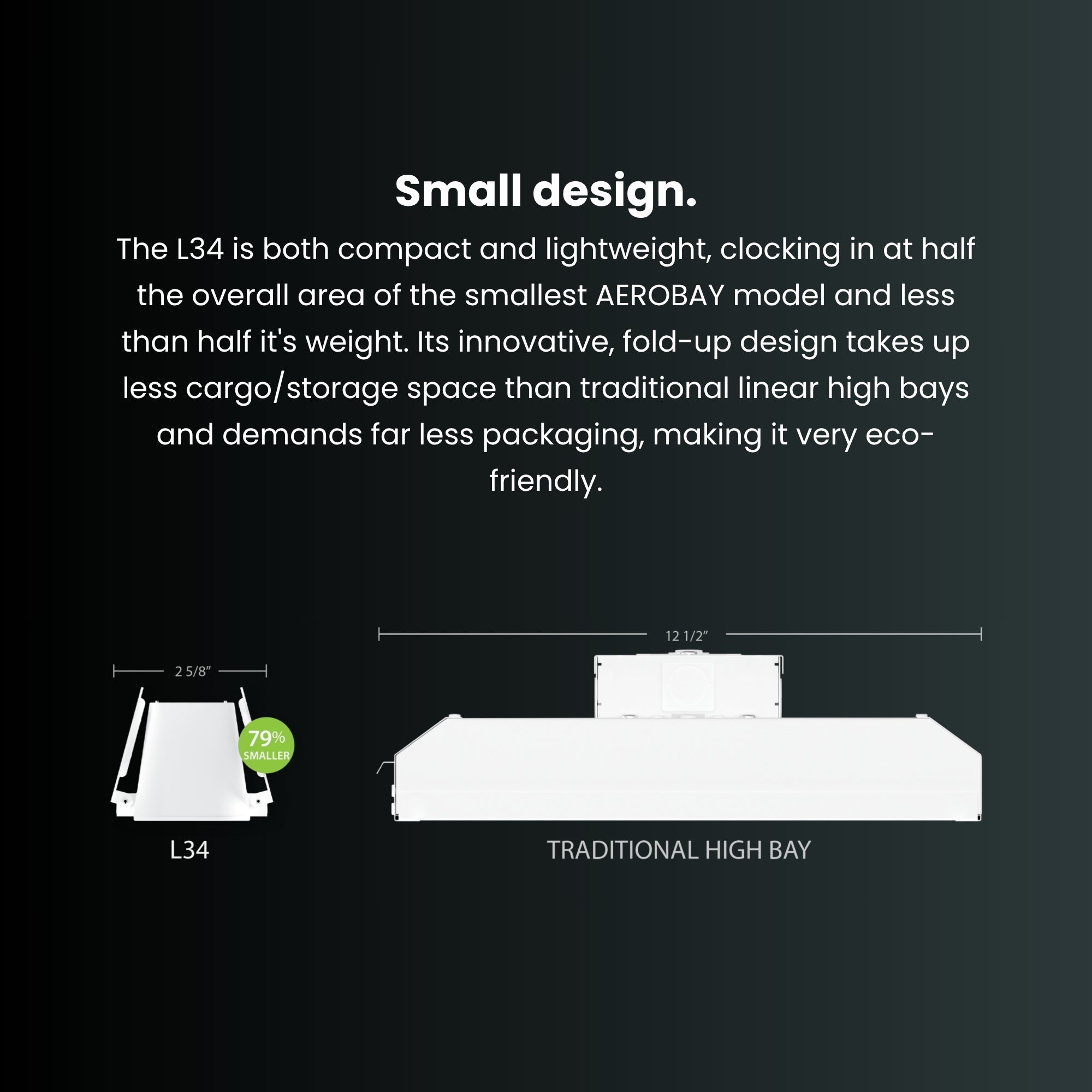 RAB Lighting - RAB L34, Linear High Bay with Adjustable Fold-Up Wings | Bees Lighting