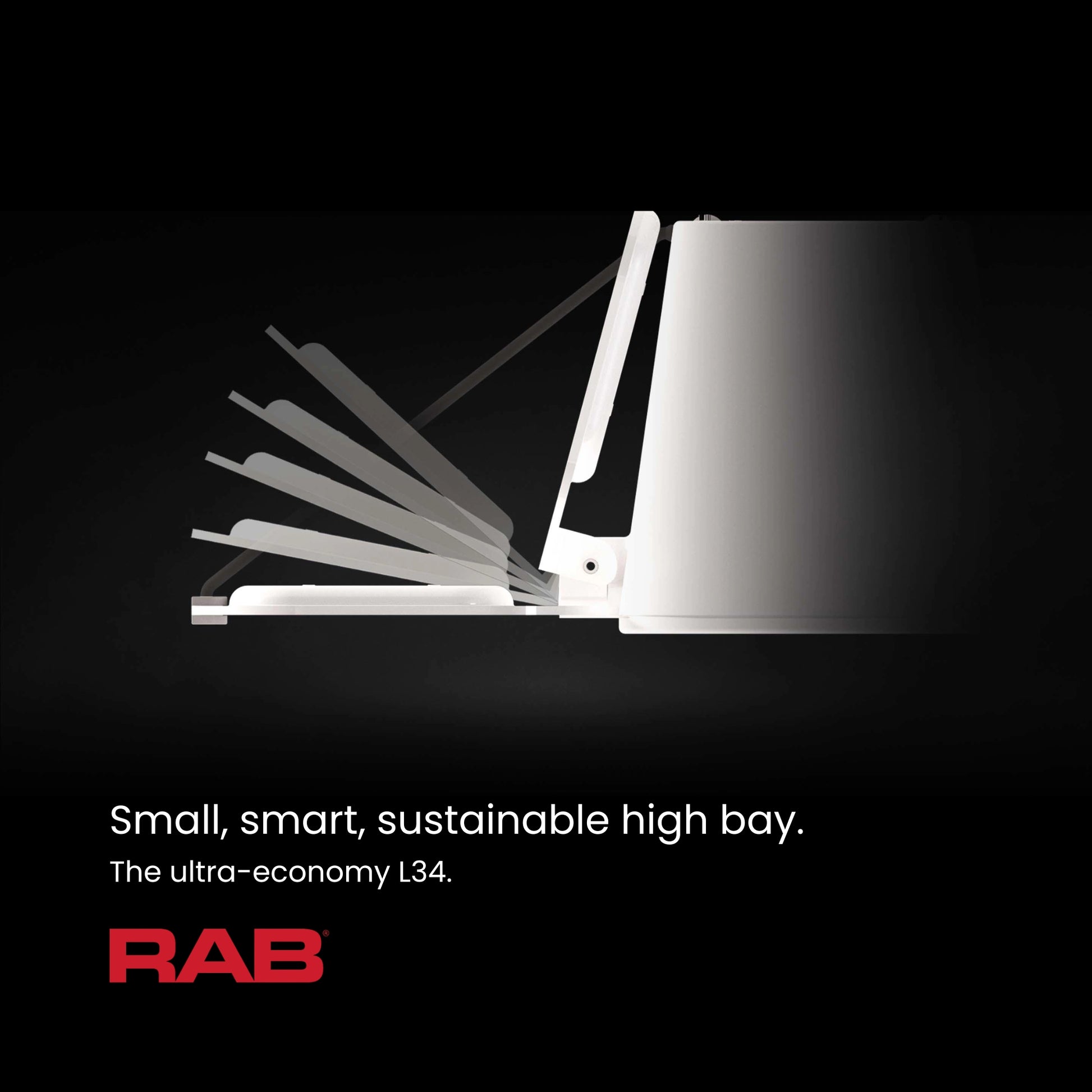 RAB Lighting - 2ft Linear High Bay LED Light, 160 Watts, 20000 Lumens, 5000K, 120/277V | Bees Lighting