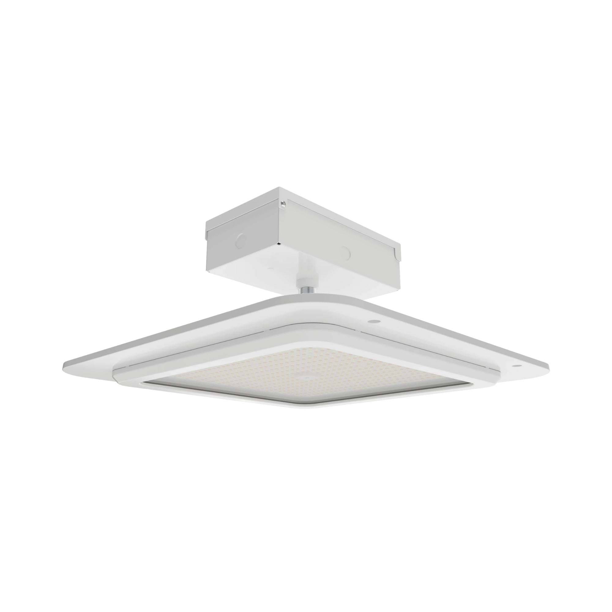 RAB MASI20 20-in Field-Adjustable Canopy Light 31,640 Lumens Selectable 150W/180W/200W 3000K/4000K/5000K 120-277V Surface Mount White