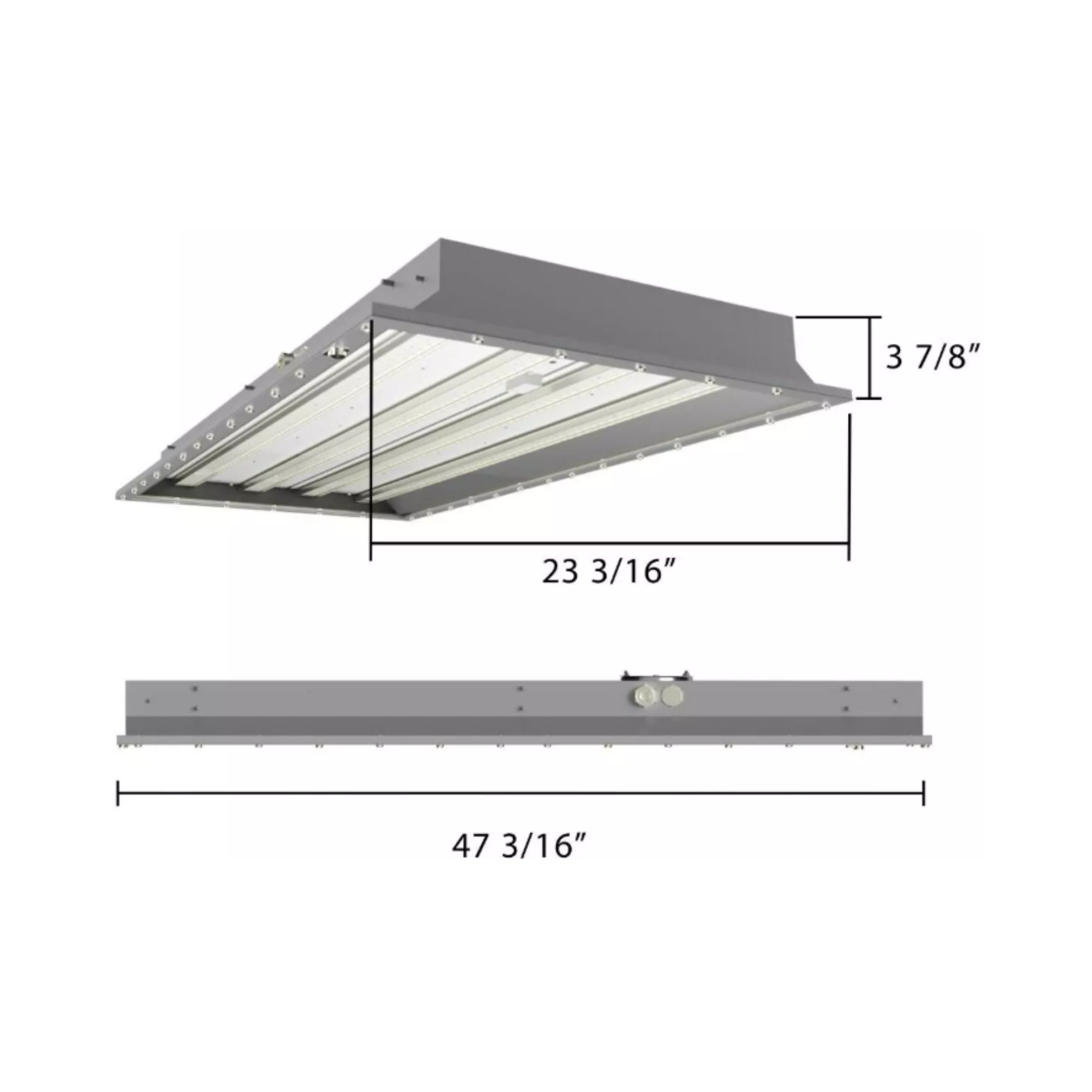2x4 Hazardous Location LED Panel, 60W, 9250lm, 5000K, 120-277V