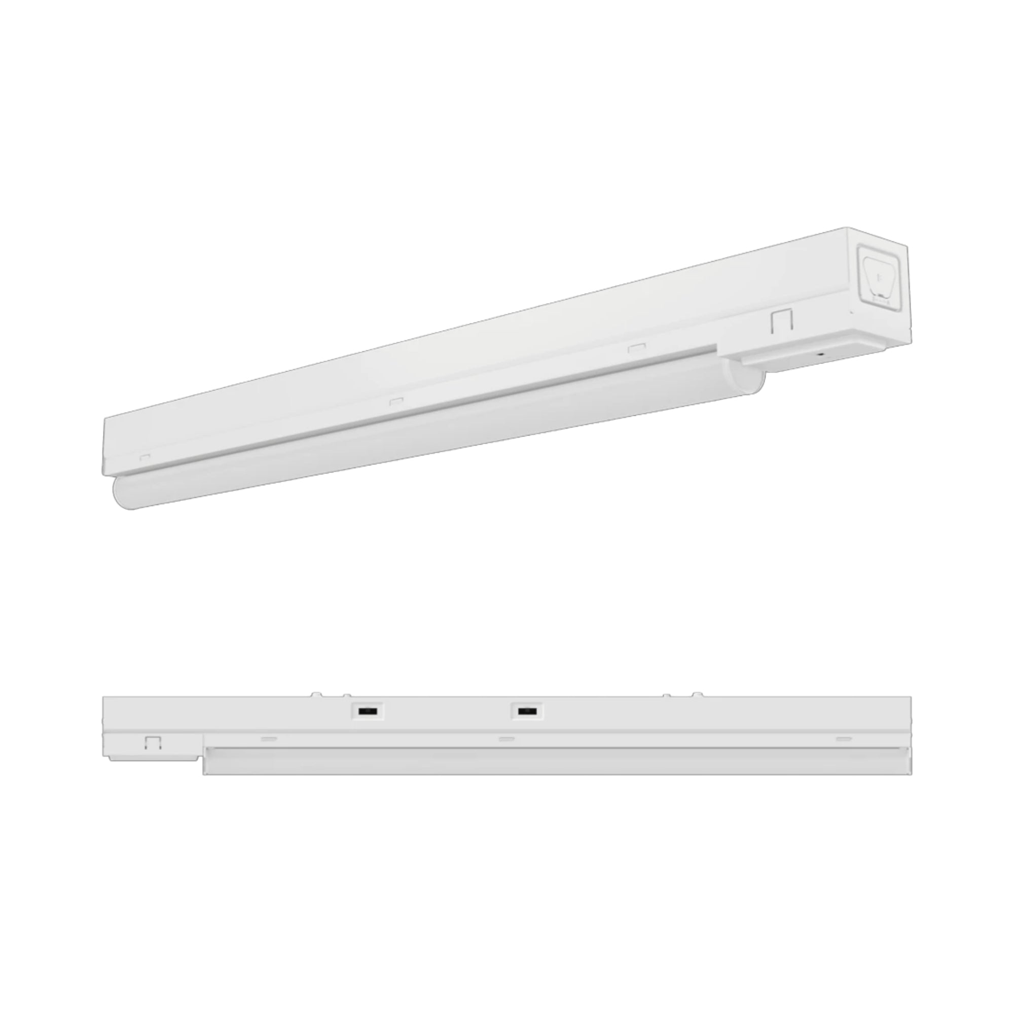 2ft LED Strip Light Fixture, 10W, 1500 Lumens, 35K/40K/50K, 120-277V, Motion Sensor