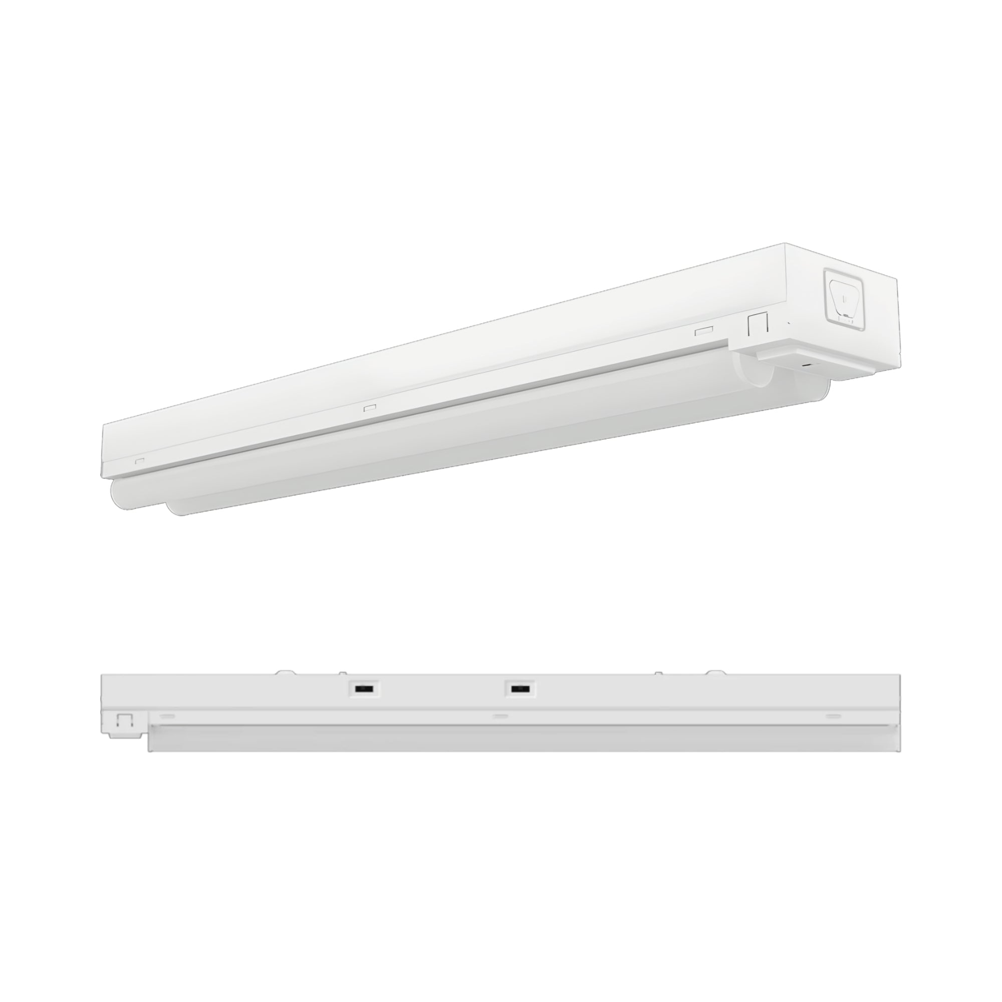 2ft LED Strip Light Fixture, 20W, 3000 Lumens, 35K/40K/50K, 120-277V, Motion Sensor