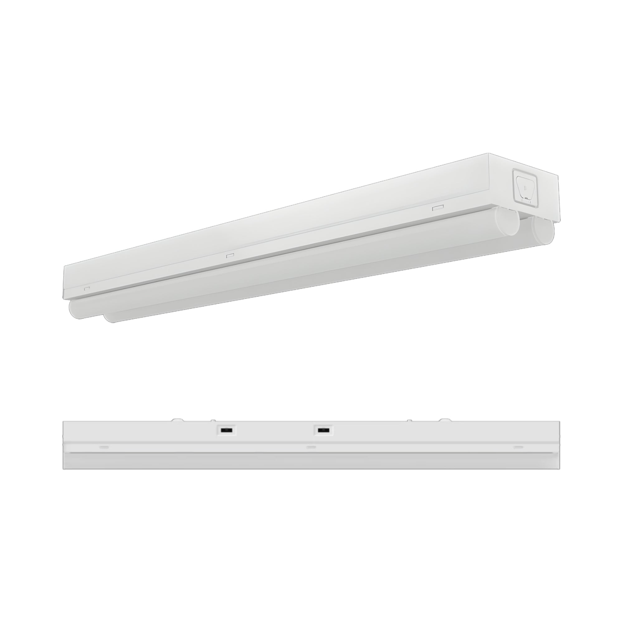 2ft LED Strip Light Fixture, 20W, 3000 Lumens, 35K/40K/50K, 120-277V