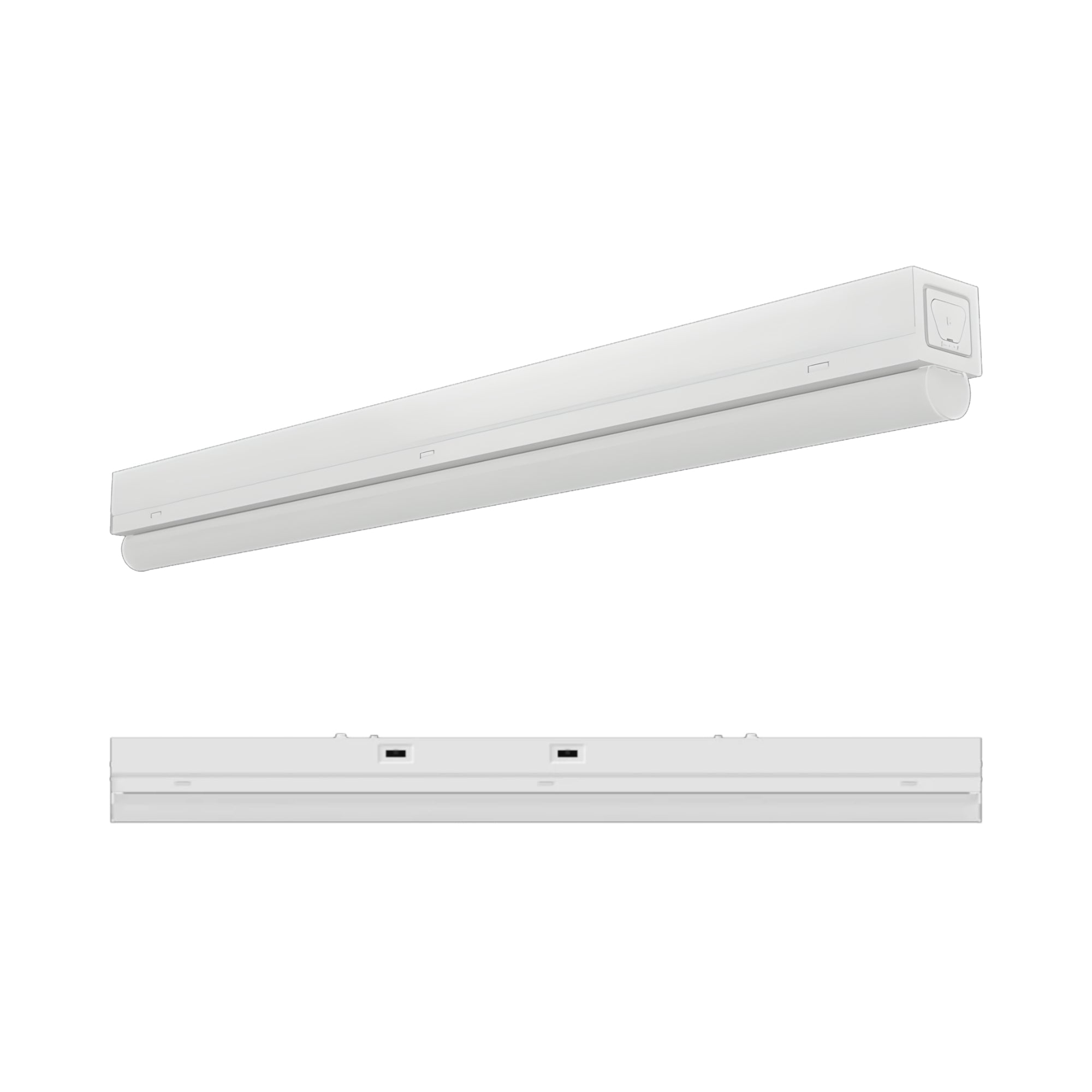 2ft LED Strip Light Fixture, 10W, 1500 Lumens, 35K/40K/50K, 120-277V