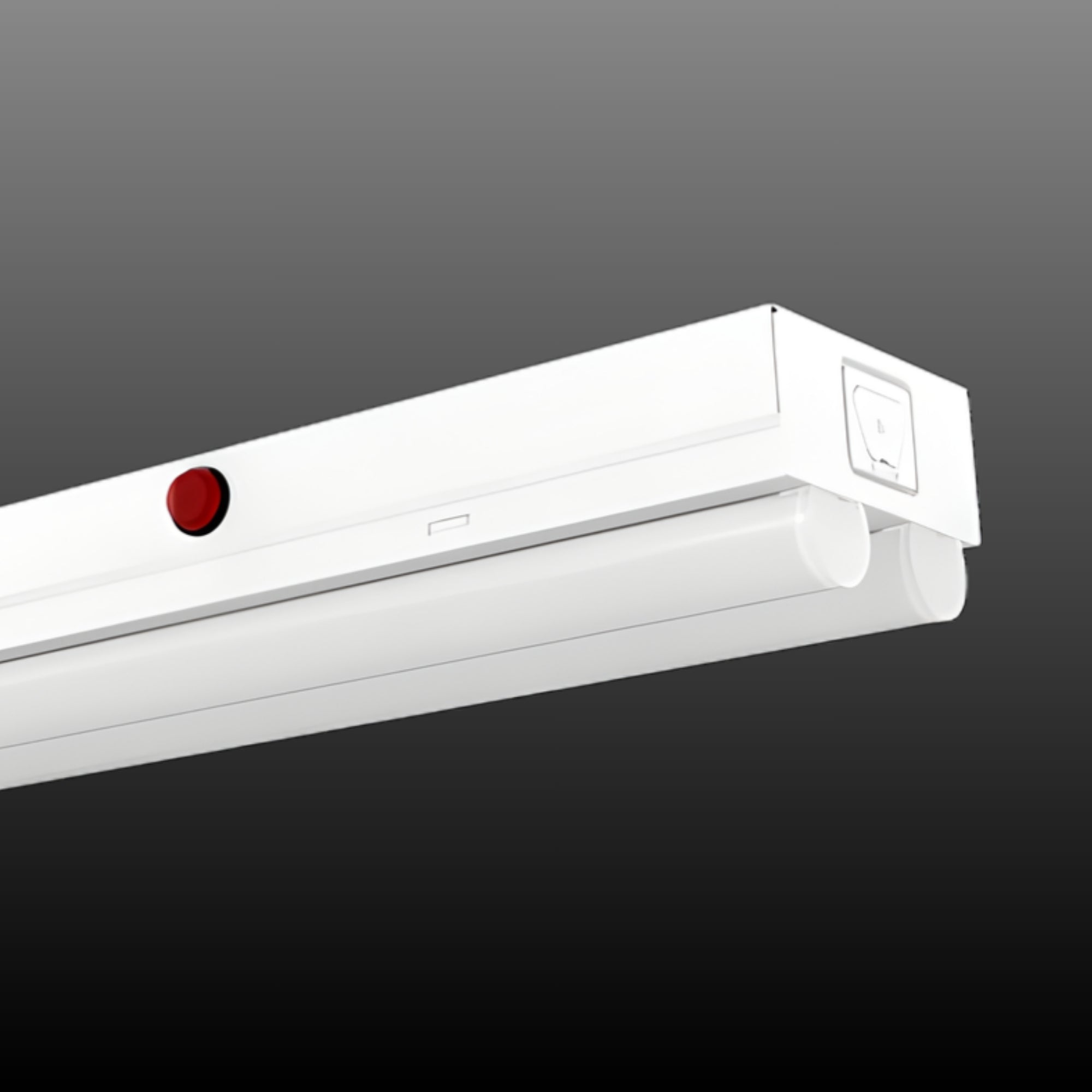 4ft LED Strip Light Fixture, 40W, 5800 Lumens, 35K/40K/50K, 120-277V, Battery Backup