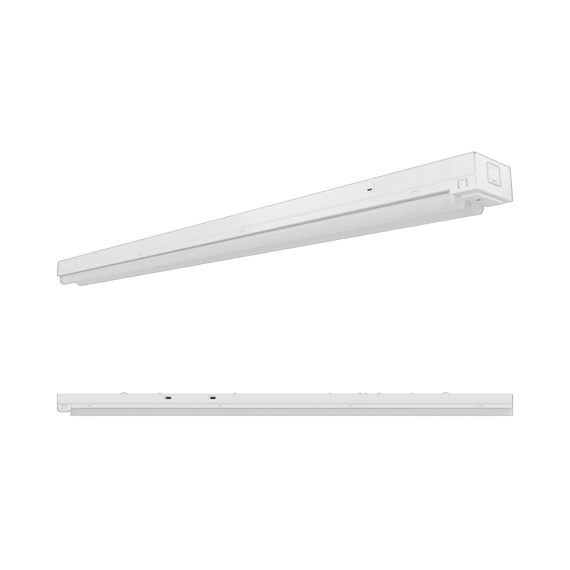 4ft LED Strip Light Fixture, 40W, 5800 Lumens, 35K/40K/50K, 120-277V, Motion Sensor