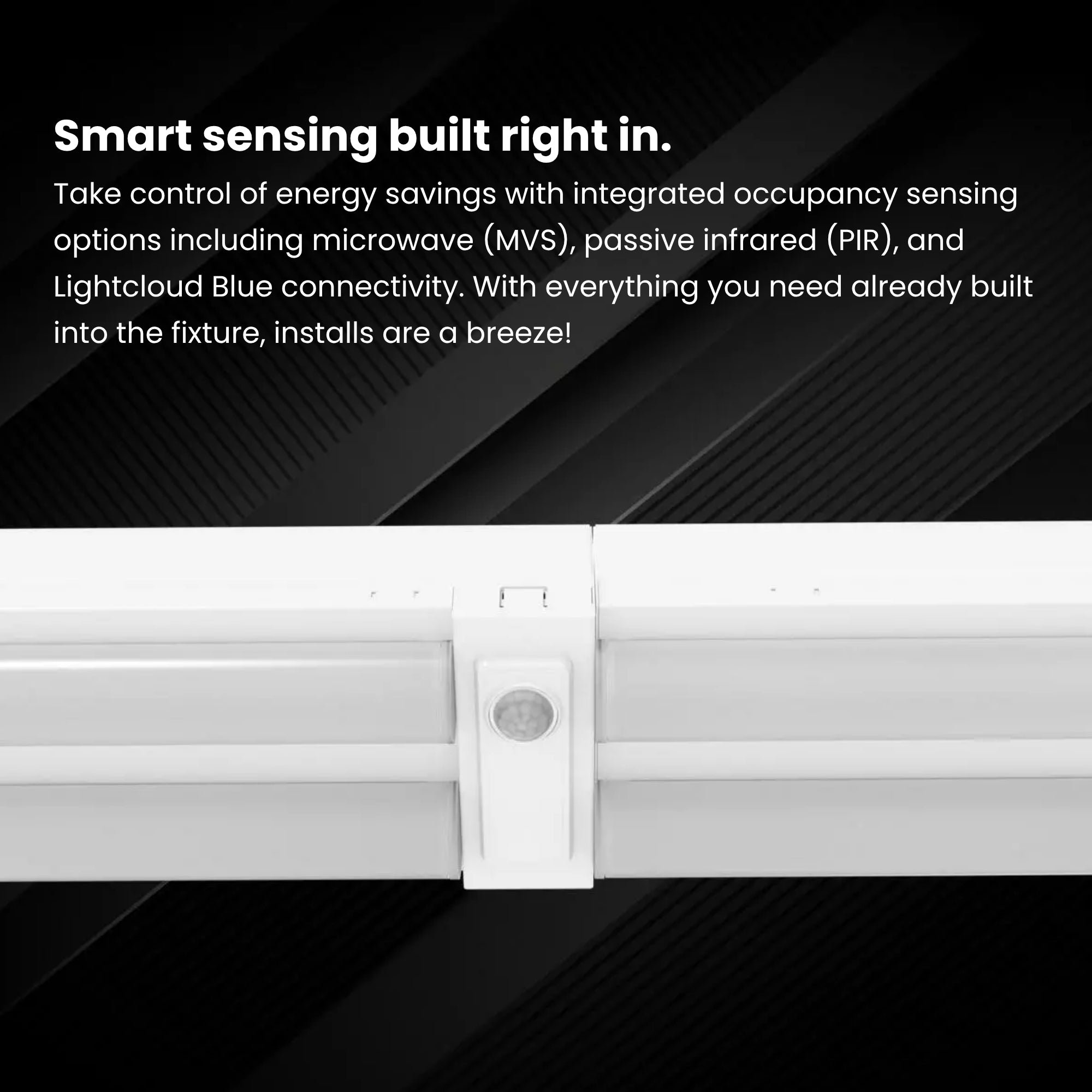 4ft LED Strip Light Fixture, 20W, 3100 Lumens, 35K/40K/50K, 120-277V