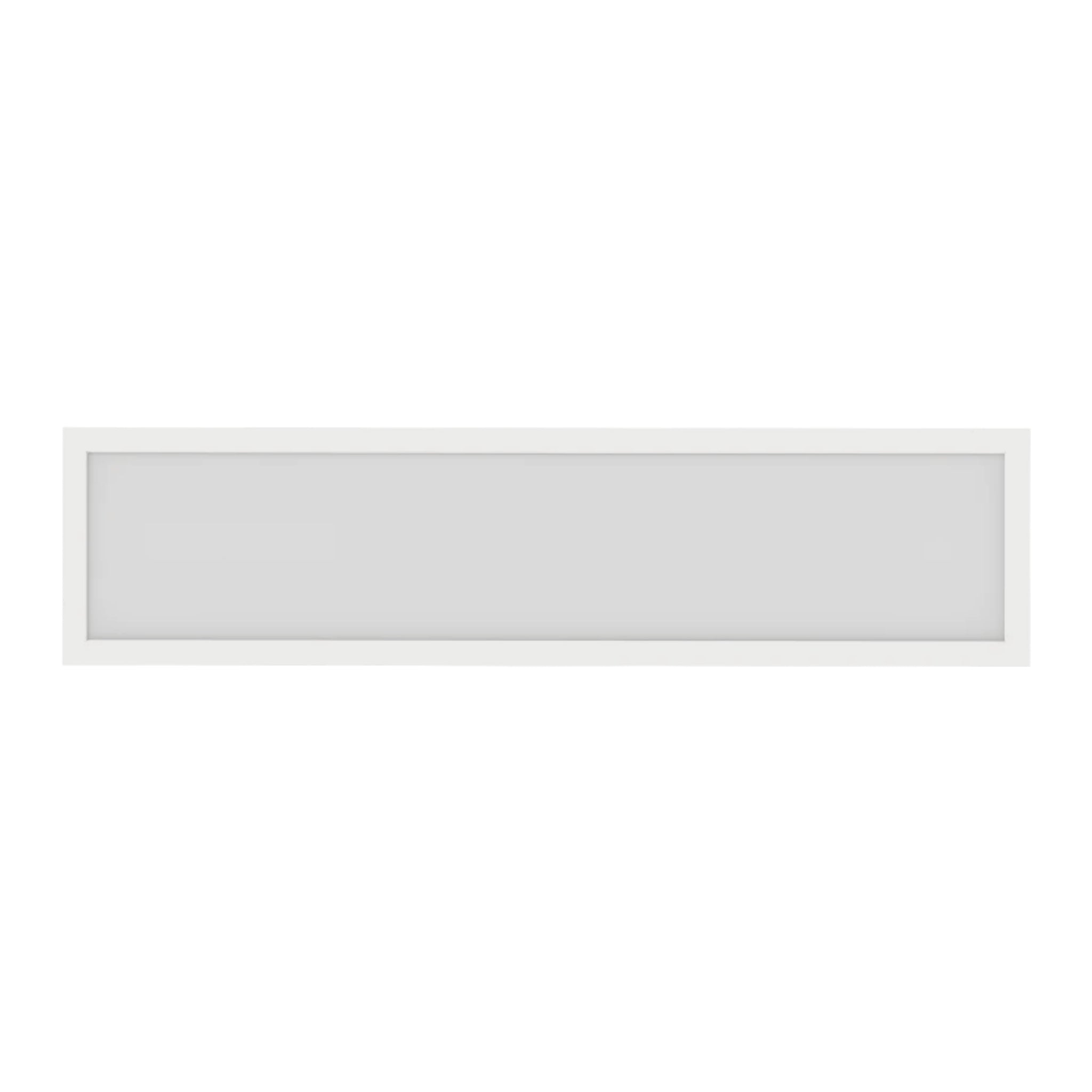 1x4 LED Flat Panel Surface Mount, 45W, 4400lm, Selectable CCT, 120-277V, White