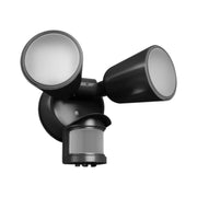 RAB LU160B LED Motion Sensor Security Light, 2000 Lumens, Black