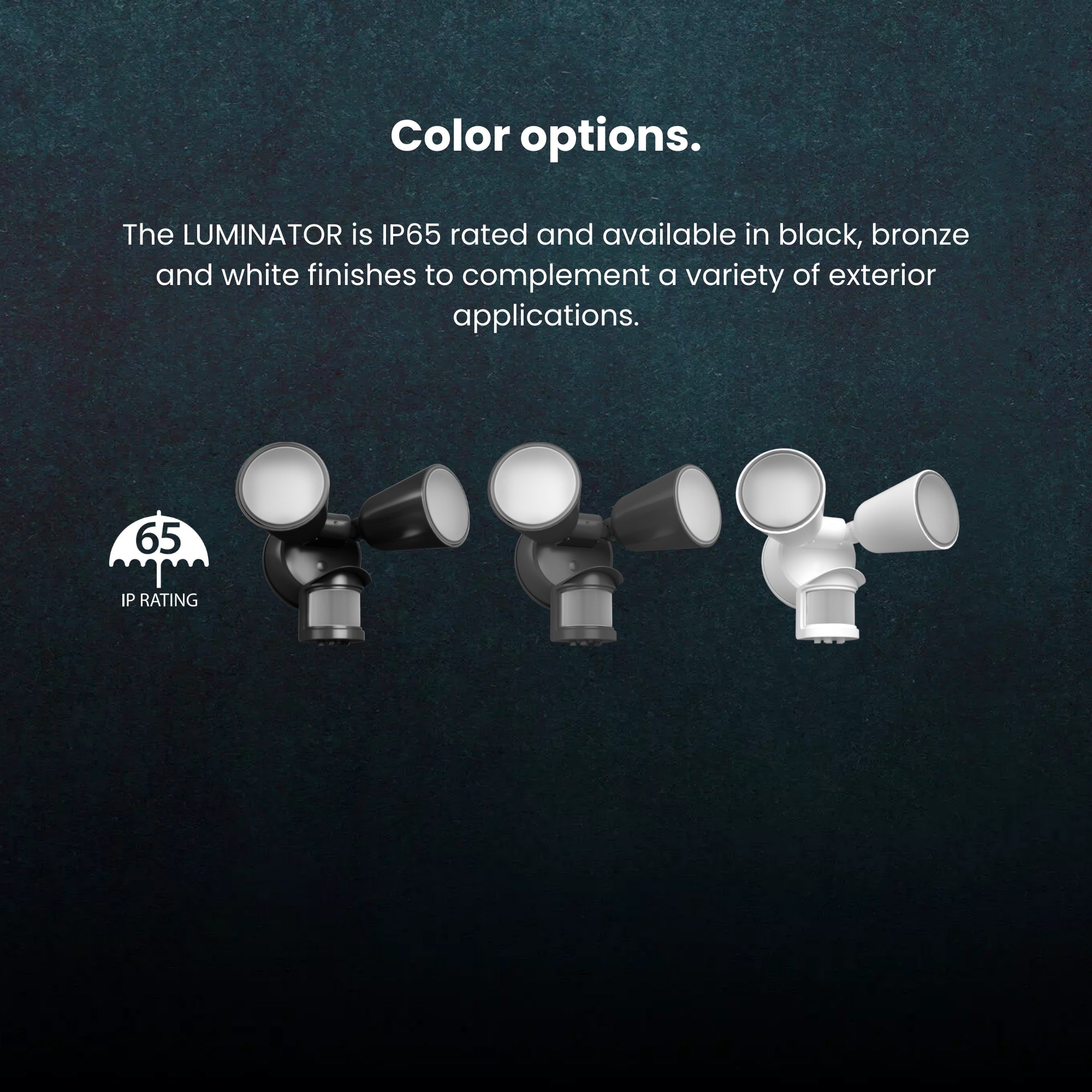 RAB LU160B LED Motion Sensor Security Light, 2000 Lumens, Black