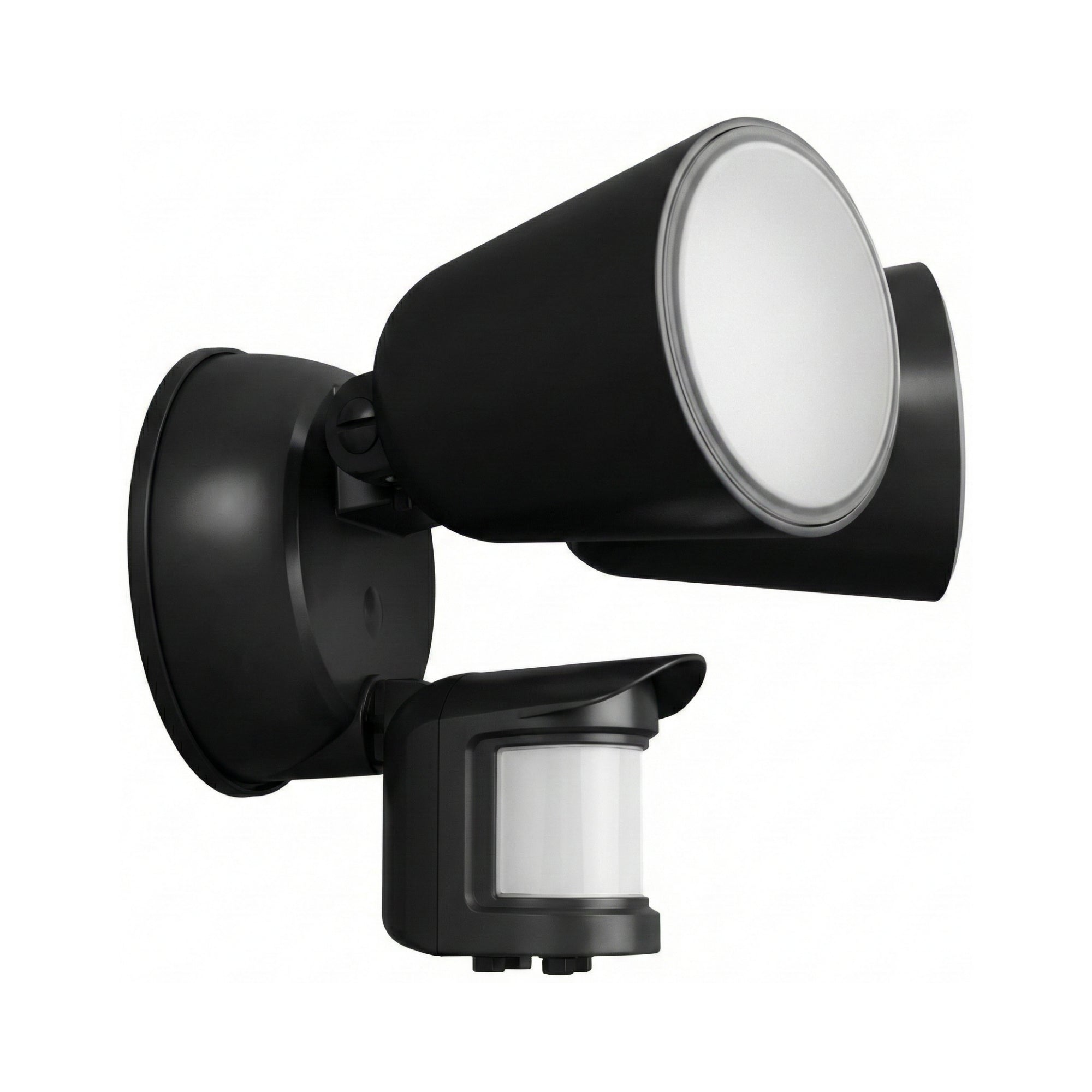 RAB LU160B LED Motion Sensor Security Light, 2000 Lumens, Black