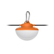 RAB Lighting STRING17-100 100ft Construction LED String Light, 12000 Lumens, Power Cord & Hook