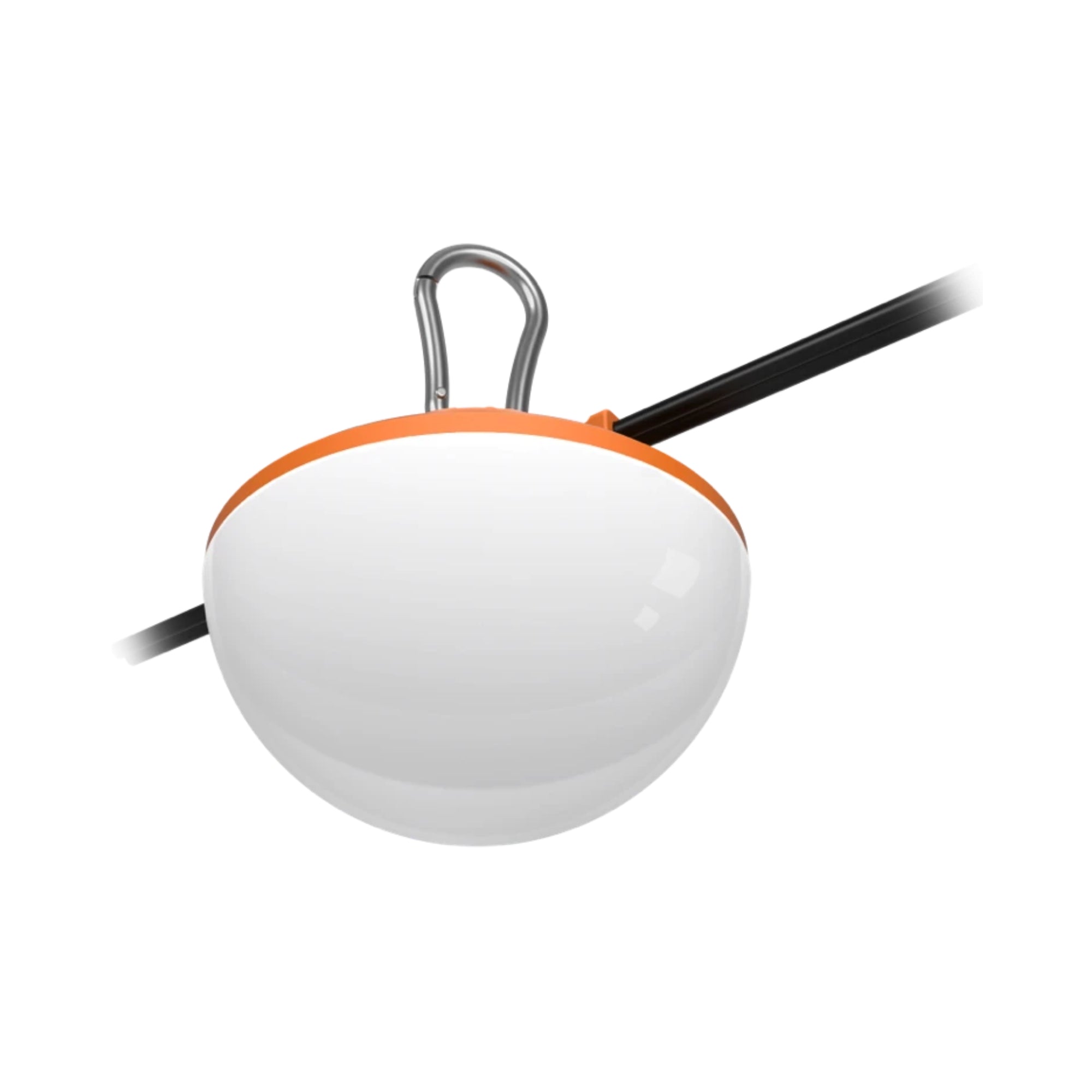 RAB Lighting STRING17-100 100ft Construction LED String Light, 12000 Lumens, Power Cord & Hook