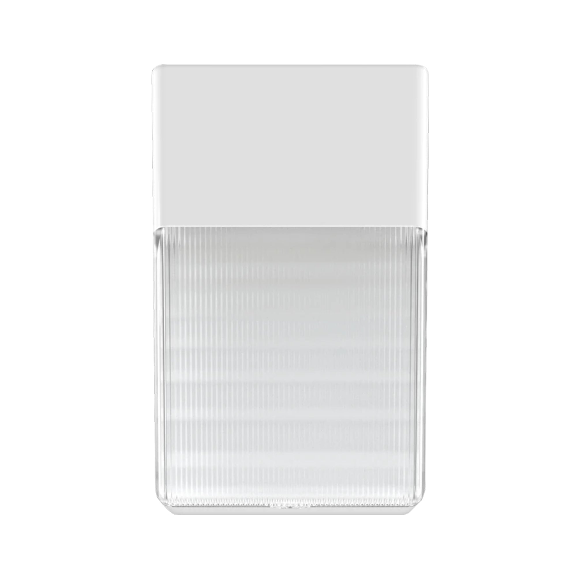 LED Mini Wall Pack, 40W, 5345 Lumens, 30K/40K/50K, 120-277V, White - Bees Lighting