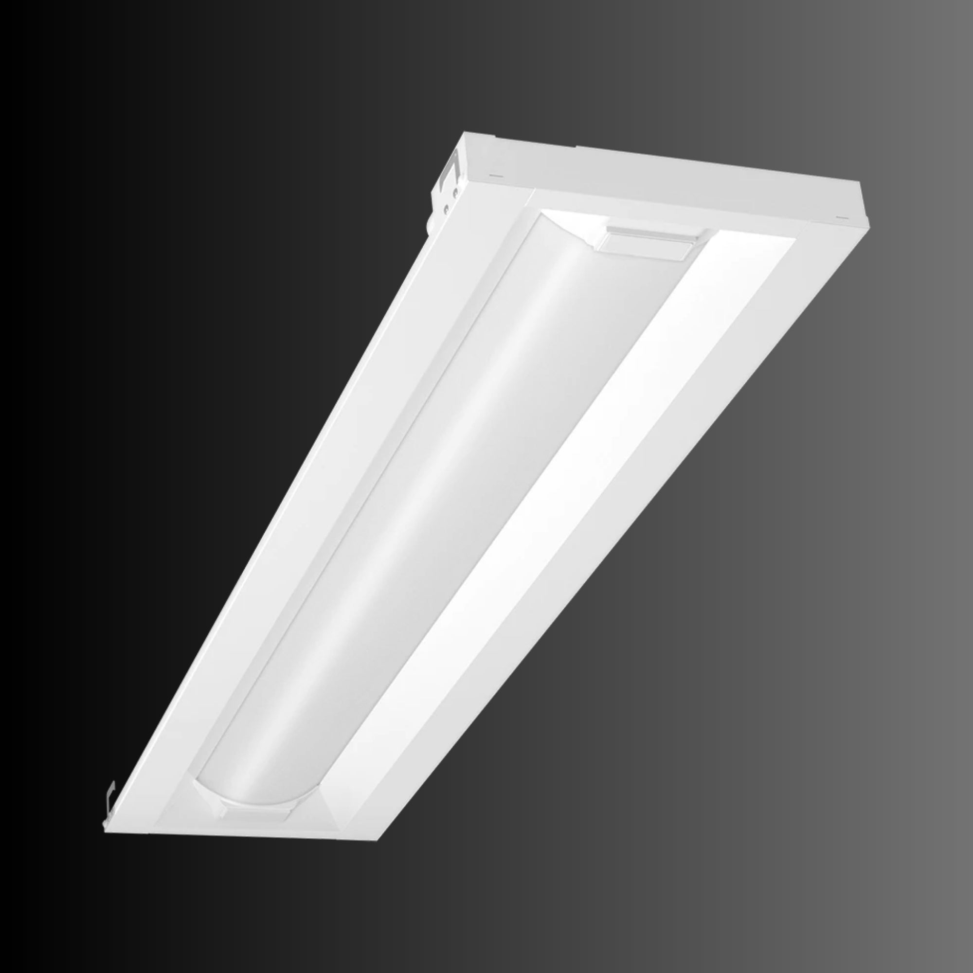 1x4 LED Troffer Light, 4100 Lumens, 30W, 35K/40K/50K, Battery Backup