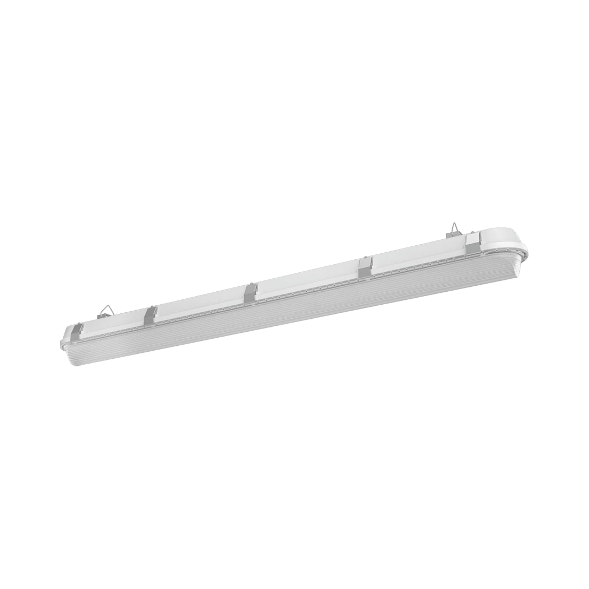 RAB SHARK4/E 4ft LED Washdown 7323 Lumens 30/40/50W Selectable 35K/40K/50K 120-277V Battery Backup