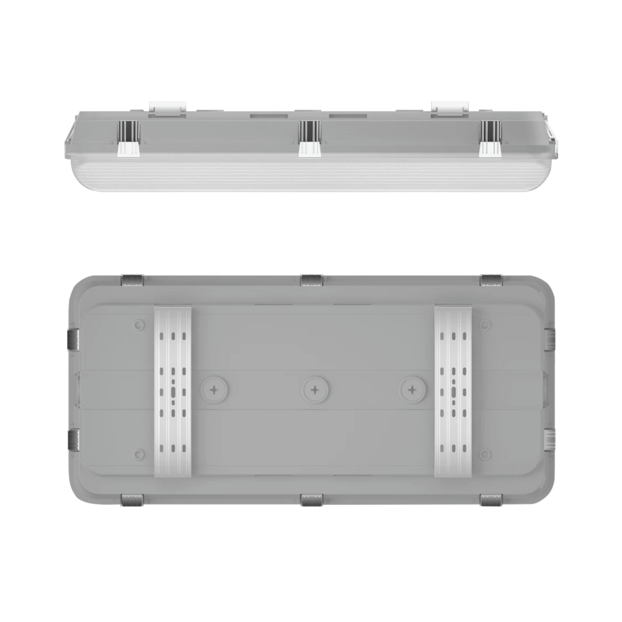 RAB WHALE2H 2ft LED Vapor Tight / Washdown Fixture 19,460 Lumens 135W Selectable 35K/40K/50K 120–277V Gray