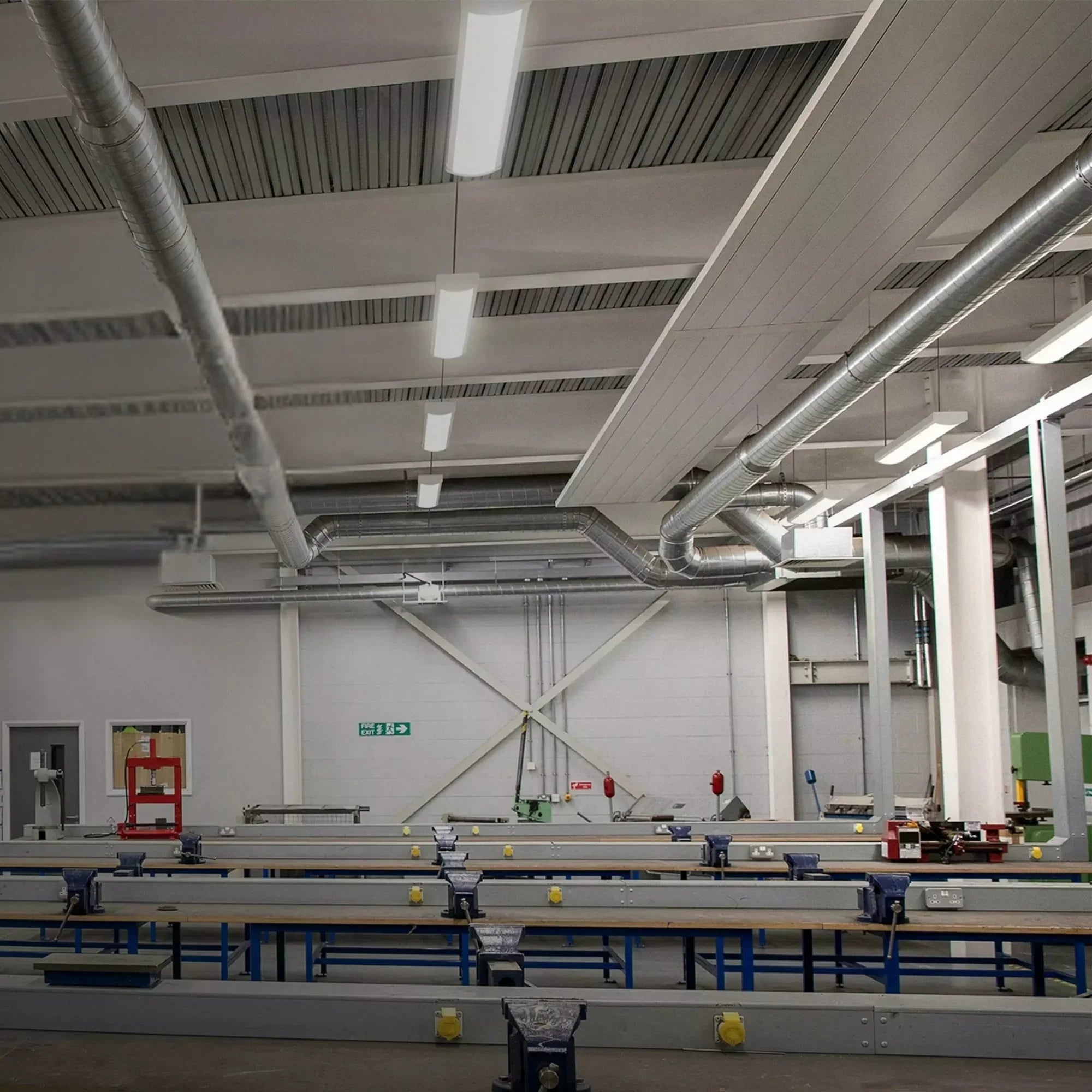 RAB Lighting - 4ft LED Wraparound Light, 50W, 5800 Lumens, 35K/40K/50K, 120-277V, Motion Sensor | Bees Lighting