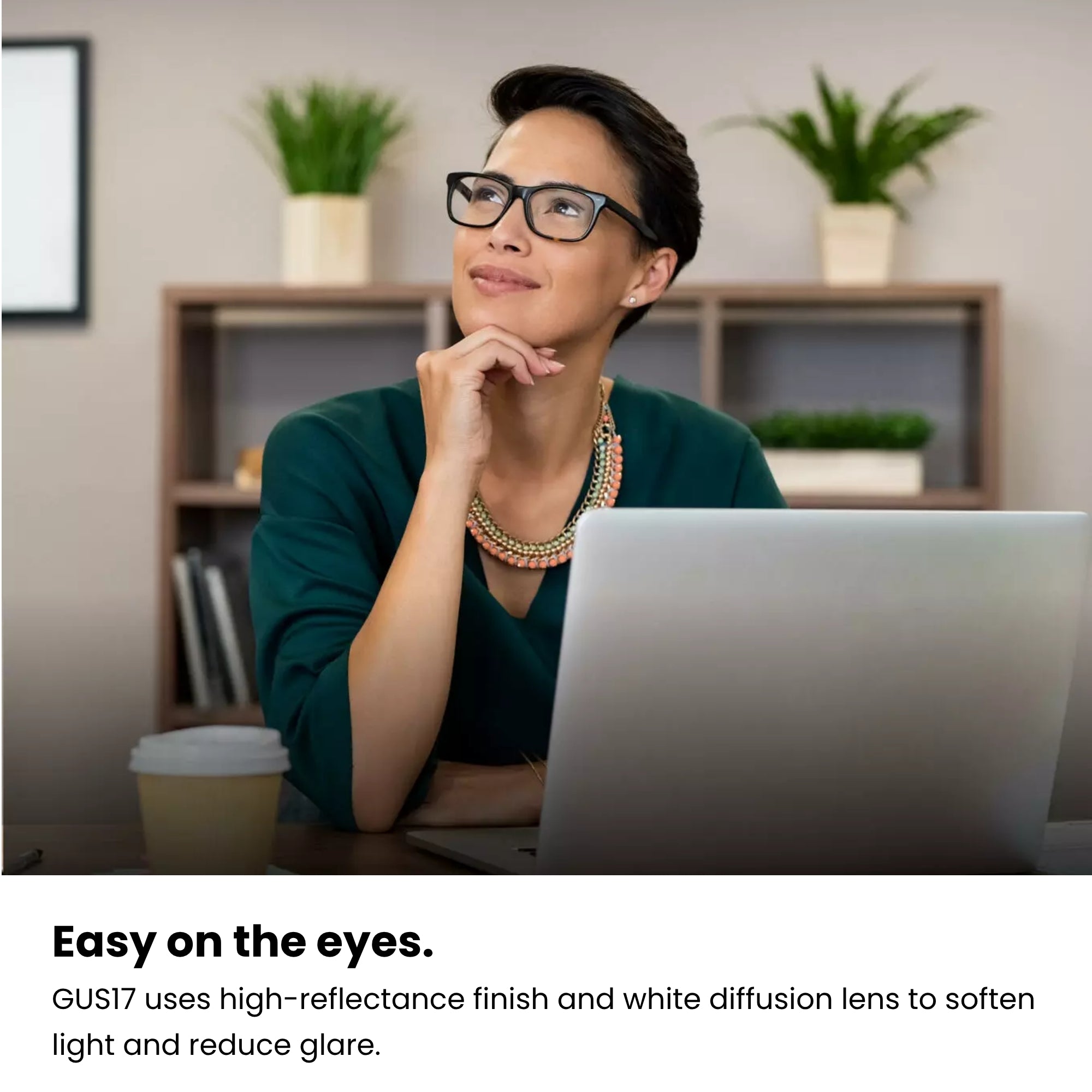 4ft LED Wraparound Light, 50W, 5800 Lumens, 35K/40K/50K, 120-277V, Motion Sensor