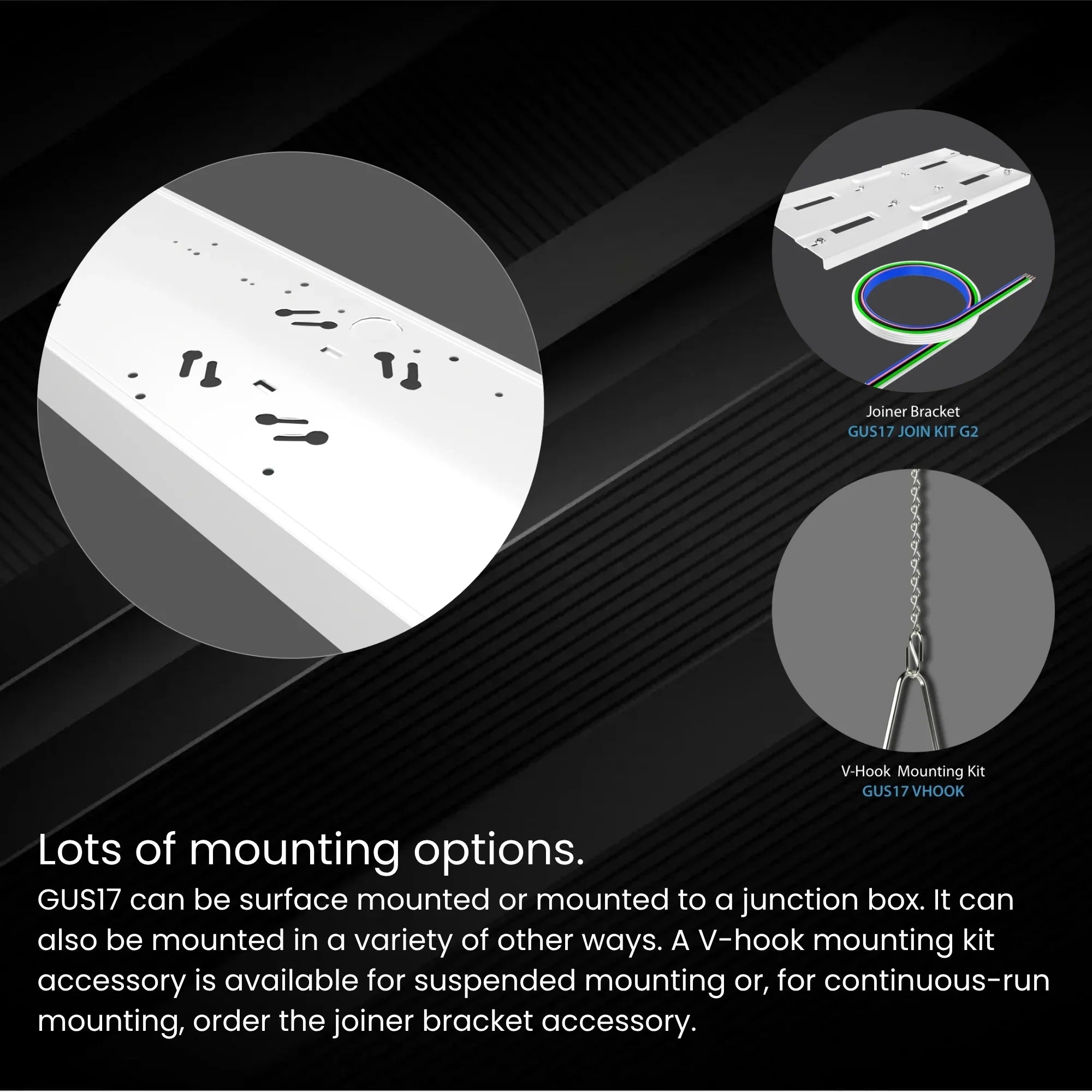 RAB Lighting - 4ft LED Wraparound Light, 50W, 5800 Lumens, 35K/40K/50K, 120-277V | Bees Lighting