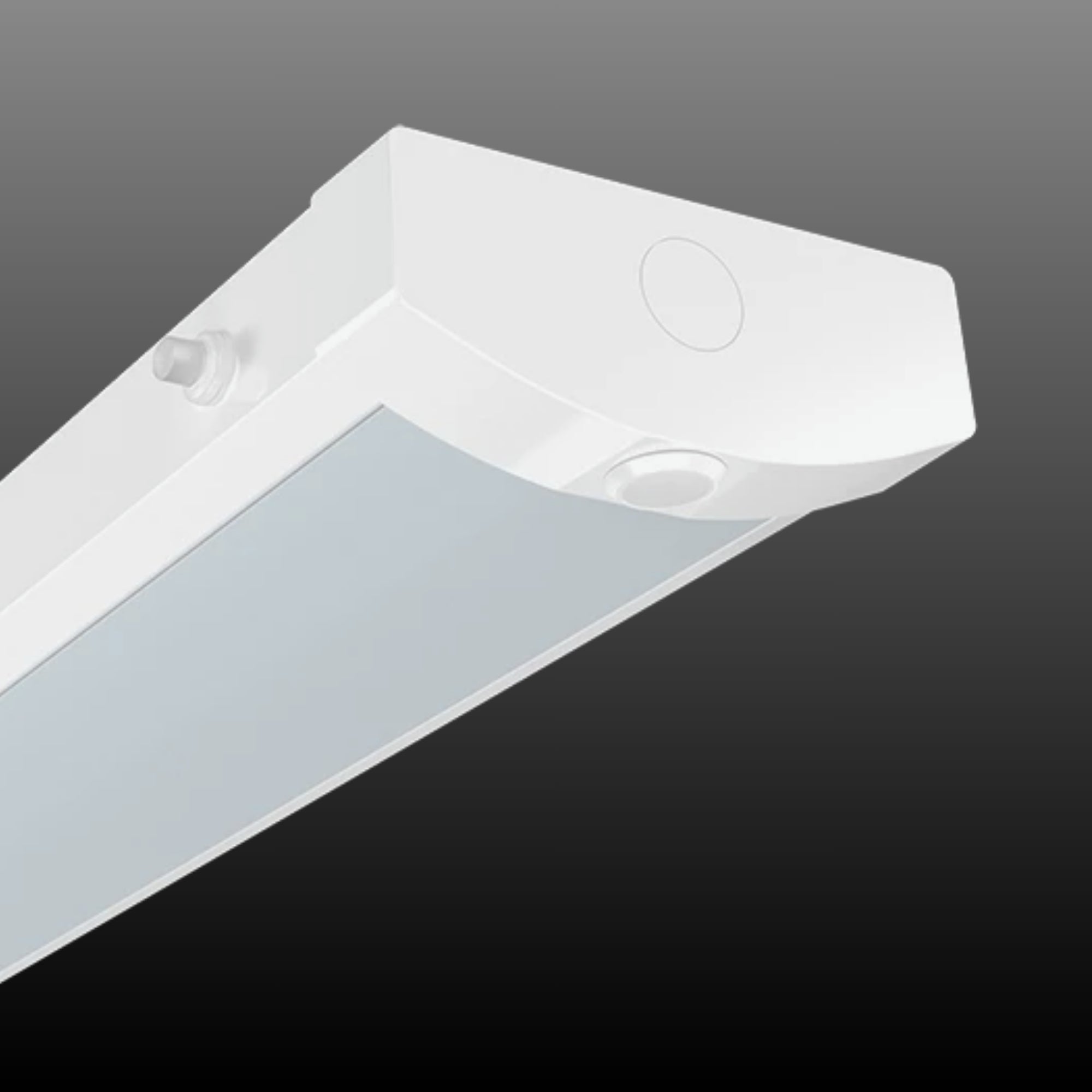 RAB GUS17-8-MVS-E Field Adjustable Wrap 8ft Wraparound Light 12700 Lumens 90W Selectable CCT 120-277V White