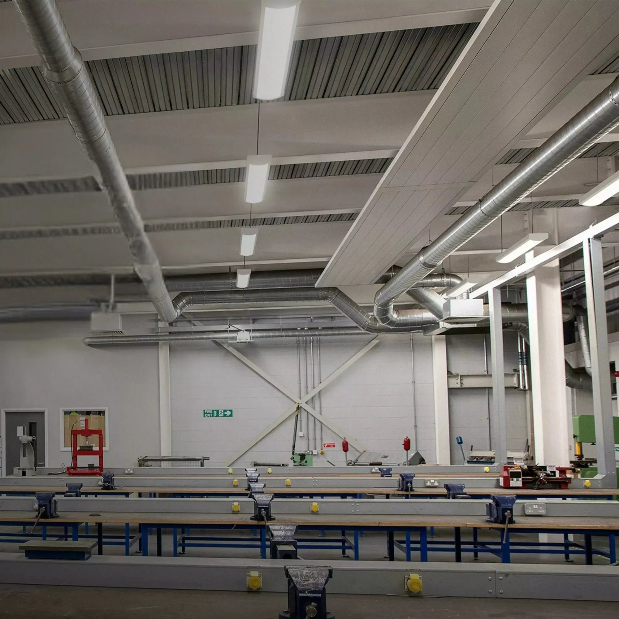 RAB Lighting - 8ft LED Wraparound Light, 90W, 12700 Lumens, 35K/40K/50K, 120-277V, Motion Sensor | Bees Lighting