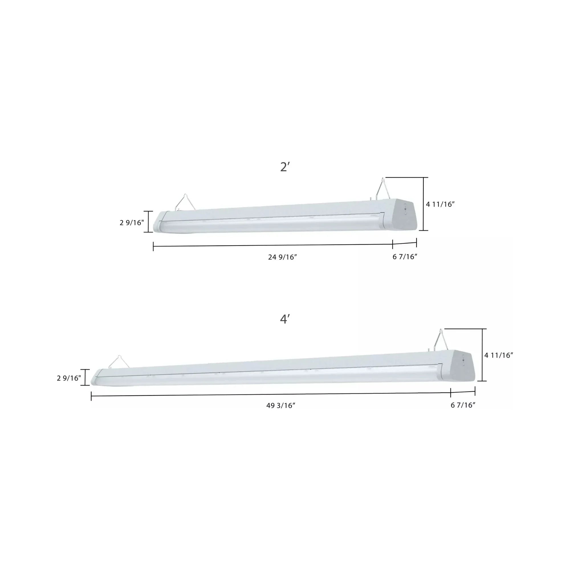 RAB CW2 C-WRAP Field Adjustable 2ft Wraparound Light 3000 Lumens 22W Selectable CCT 120-277V White