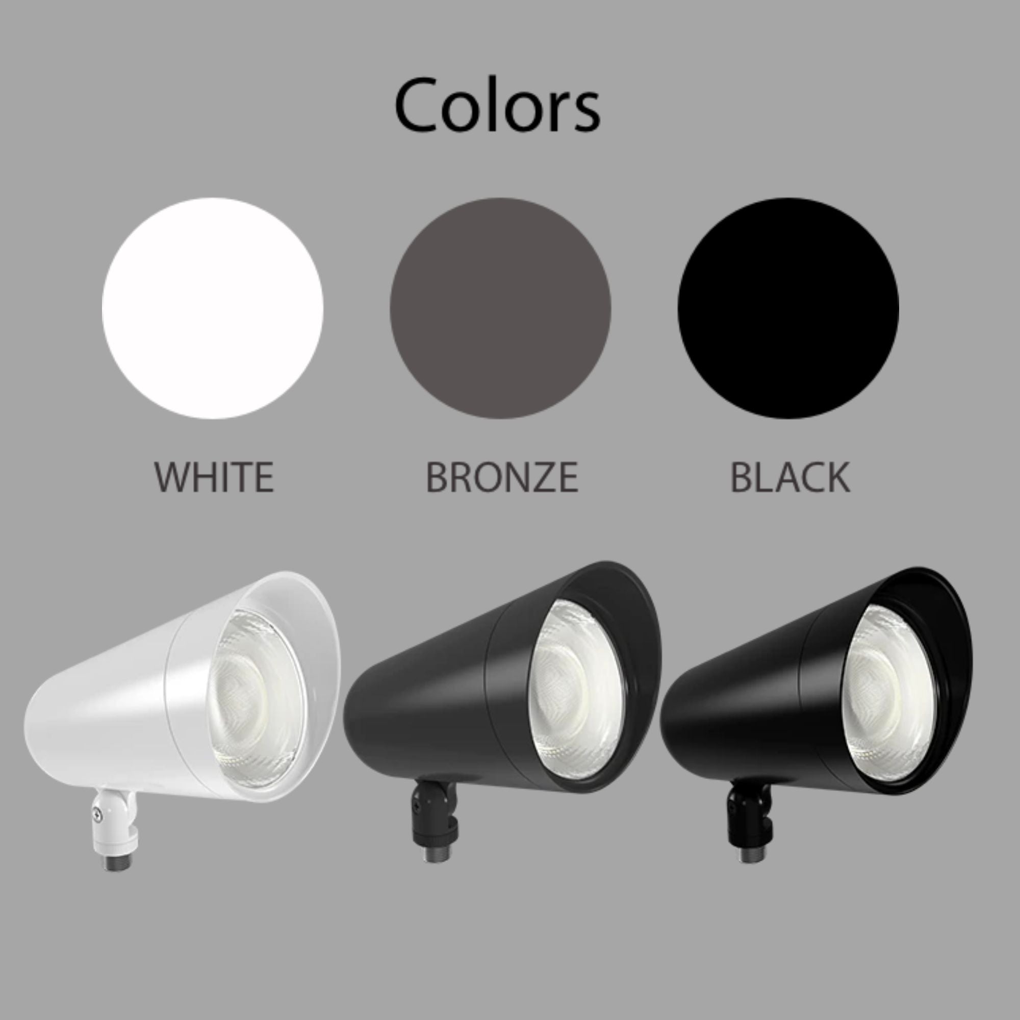 LF34 CCT - 120V LED Adjustable Large Flood Light, Selectable CCT, 33W, Black