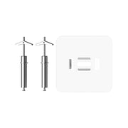 Ceiling Mount Kit & Wall Mount Kit, For RAB BOA-FA Linear Light - Bees Lighting