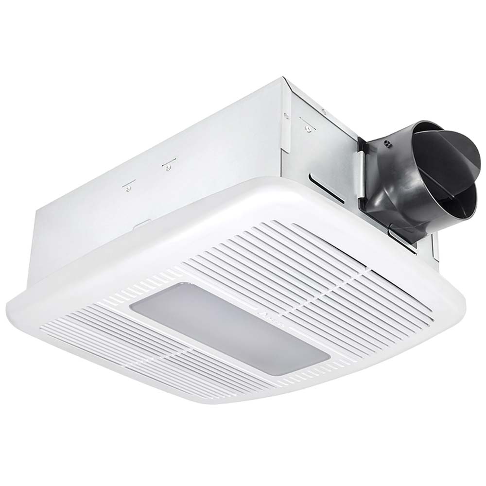 Delta BreezRadiance 80 CFM Bathroom Exhaust Fan With Dimmable LED Light and Heater - Bees Lighting