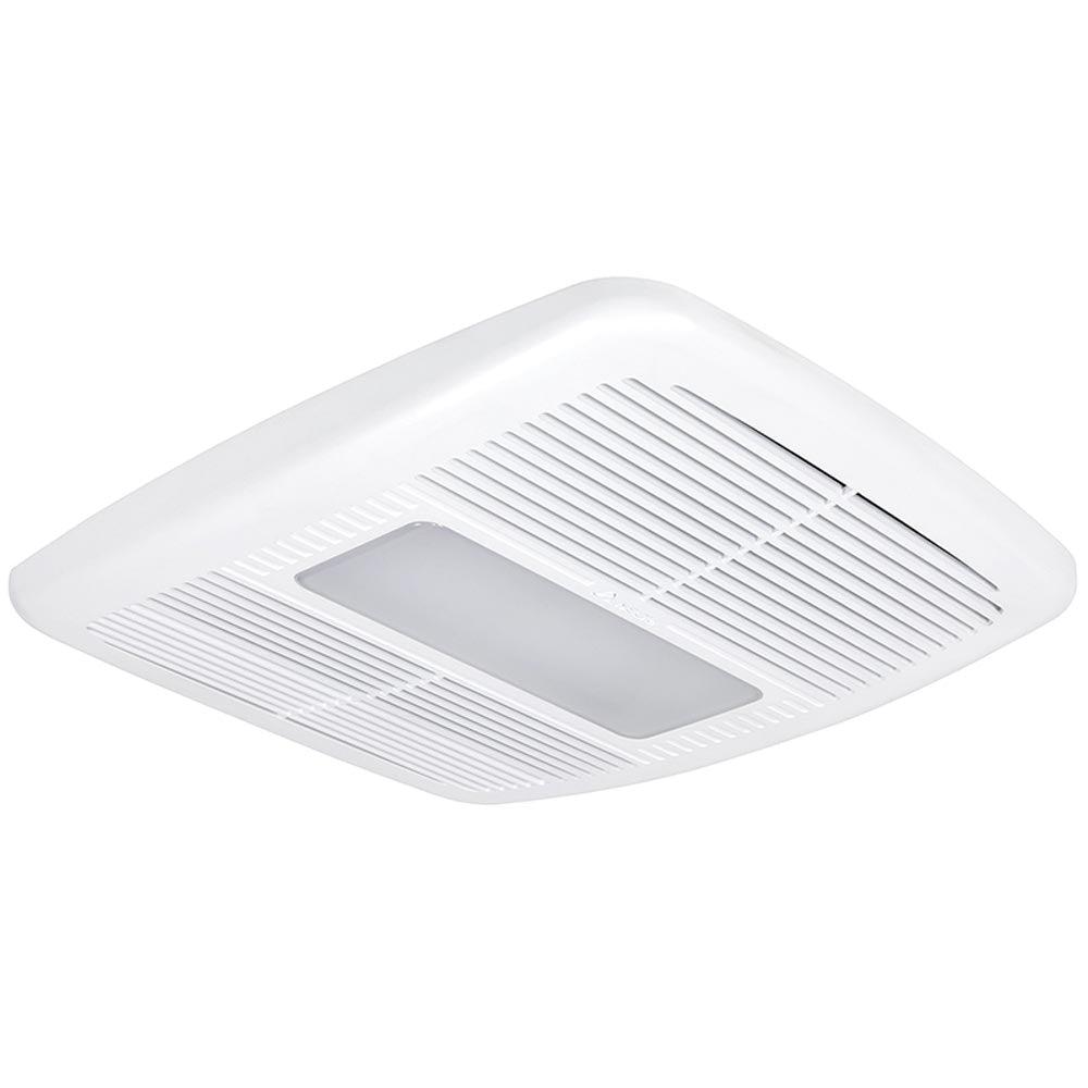 Delta BreezRadiance 80 CFM Bathroom Exhaust Fan With Dimmable LED Light and Heater