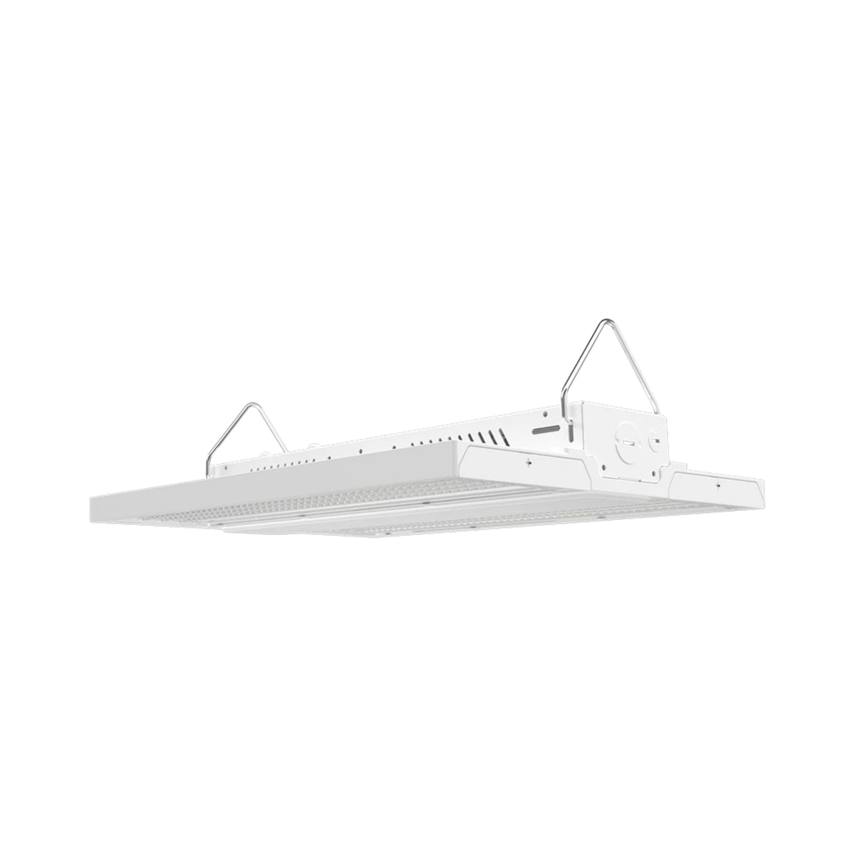 RAB RBAY15 Field-Adjustable Linear High Bay — 400/320/260/220/160/130/100/80W Selectable — 3500K/4000K/5000K — 120-277V/480V — White