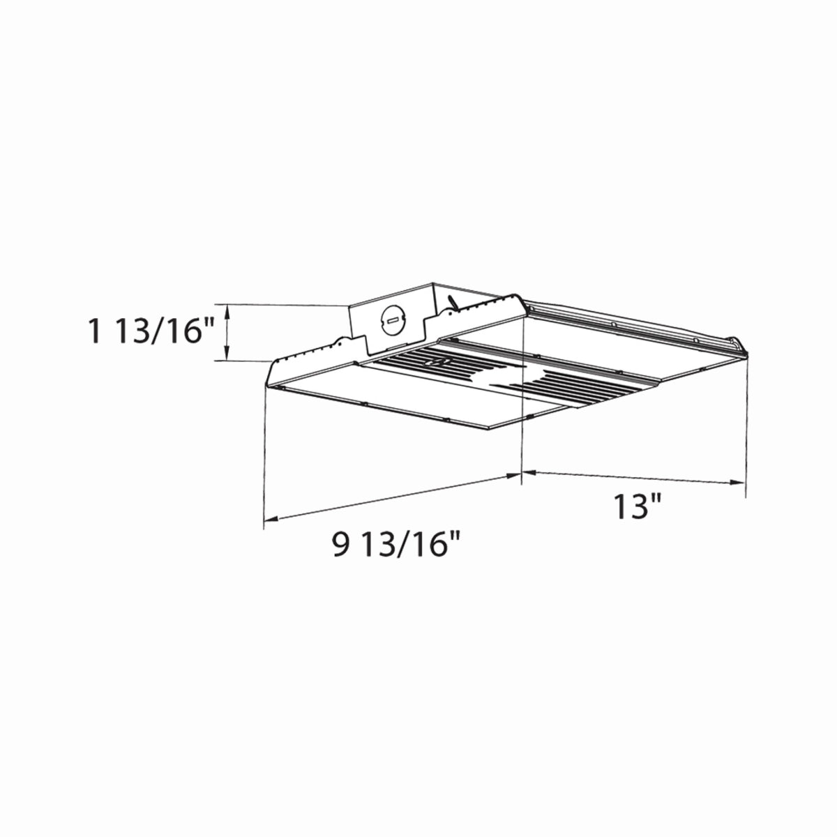 High Bay LED Light, 19000 Lumens, 130W, 35K/40K/50K, 120/277V - Bees Lighting
