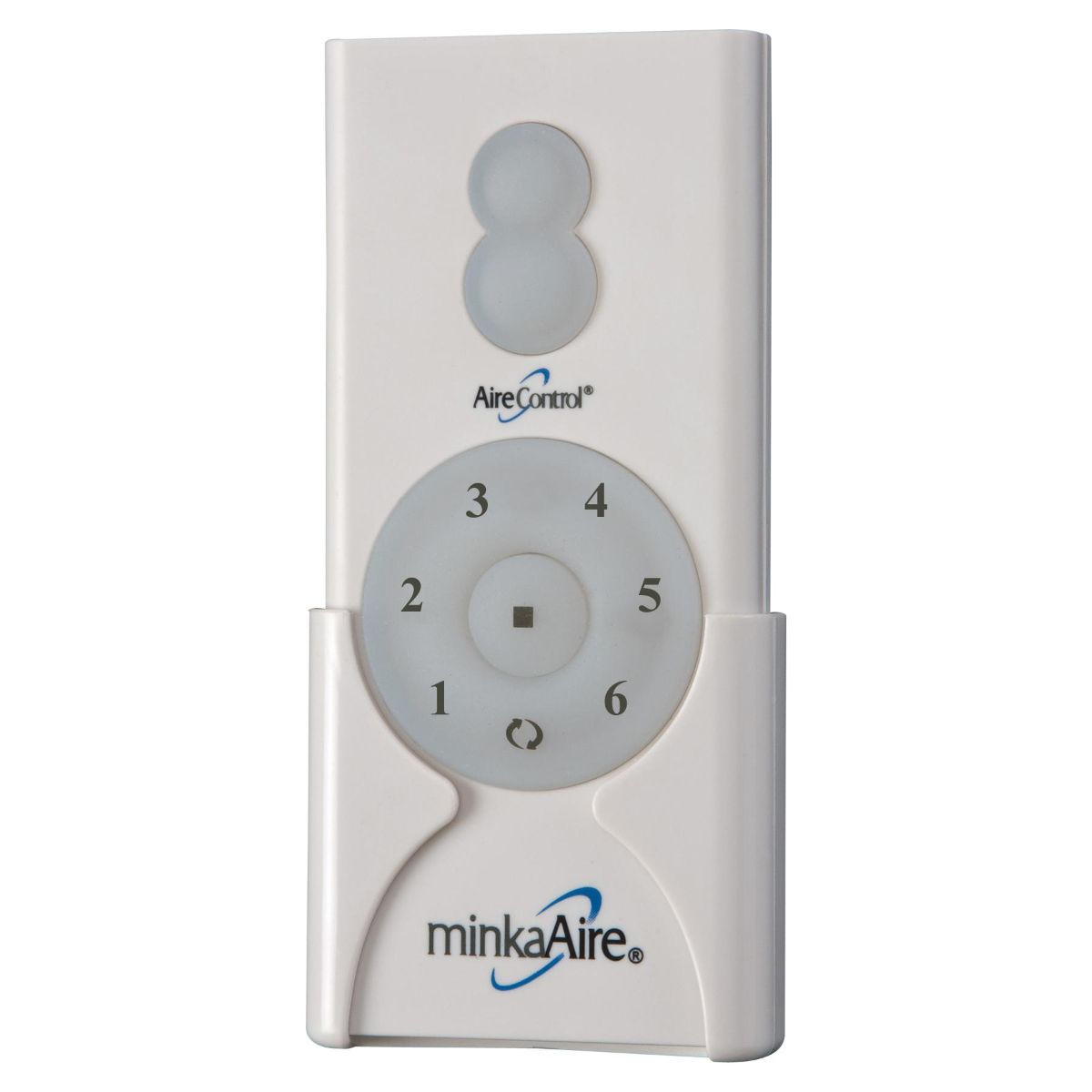 6-Speed Ceiling Fan And Light Remote Control, White Finish