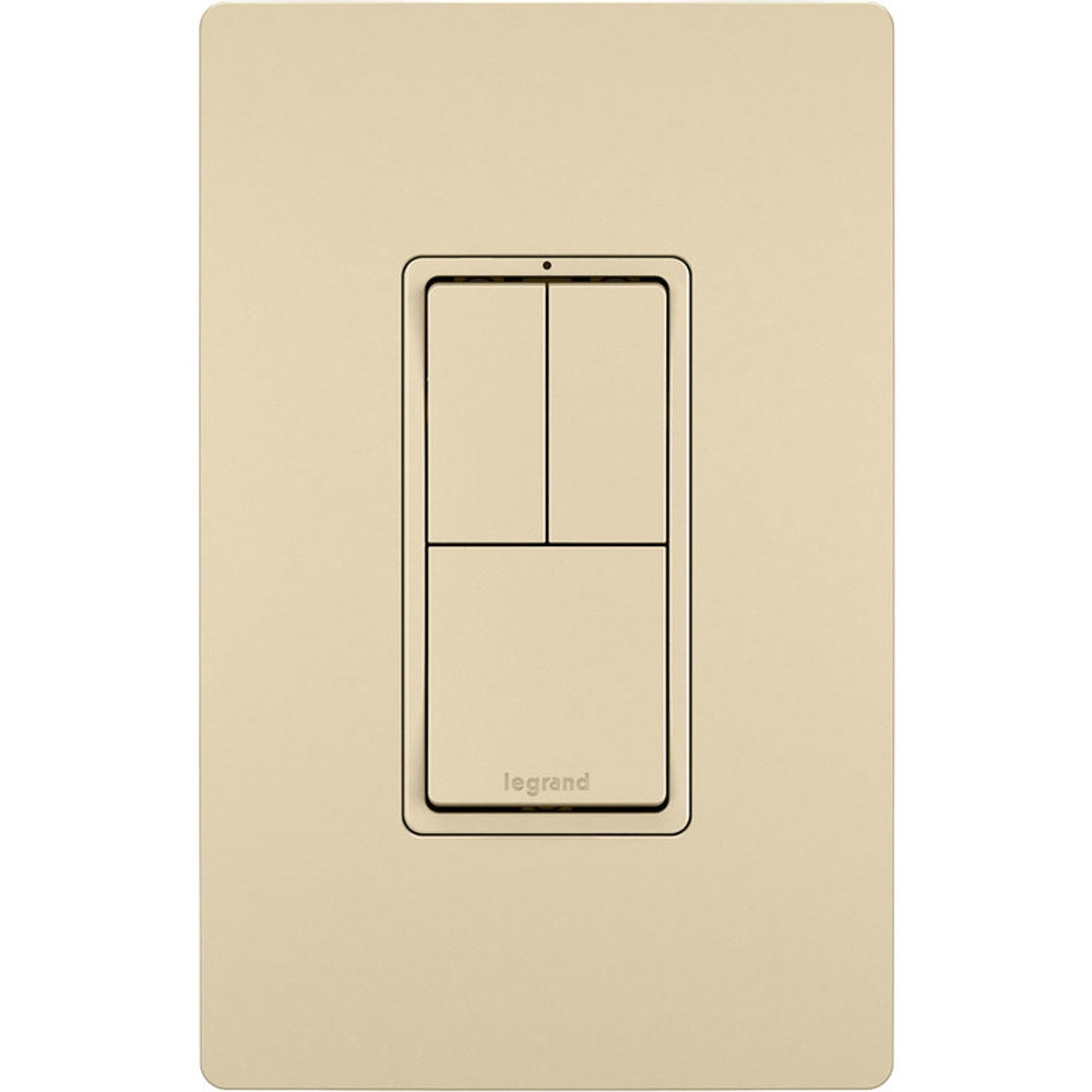 Radiant Two Single Pole Light Switches & One 3-Way Light Switch - Bees Lighting