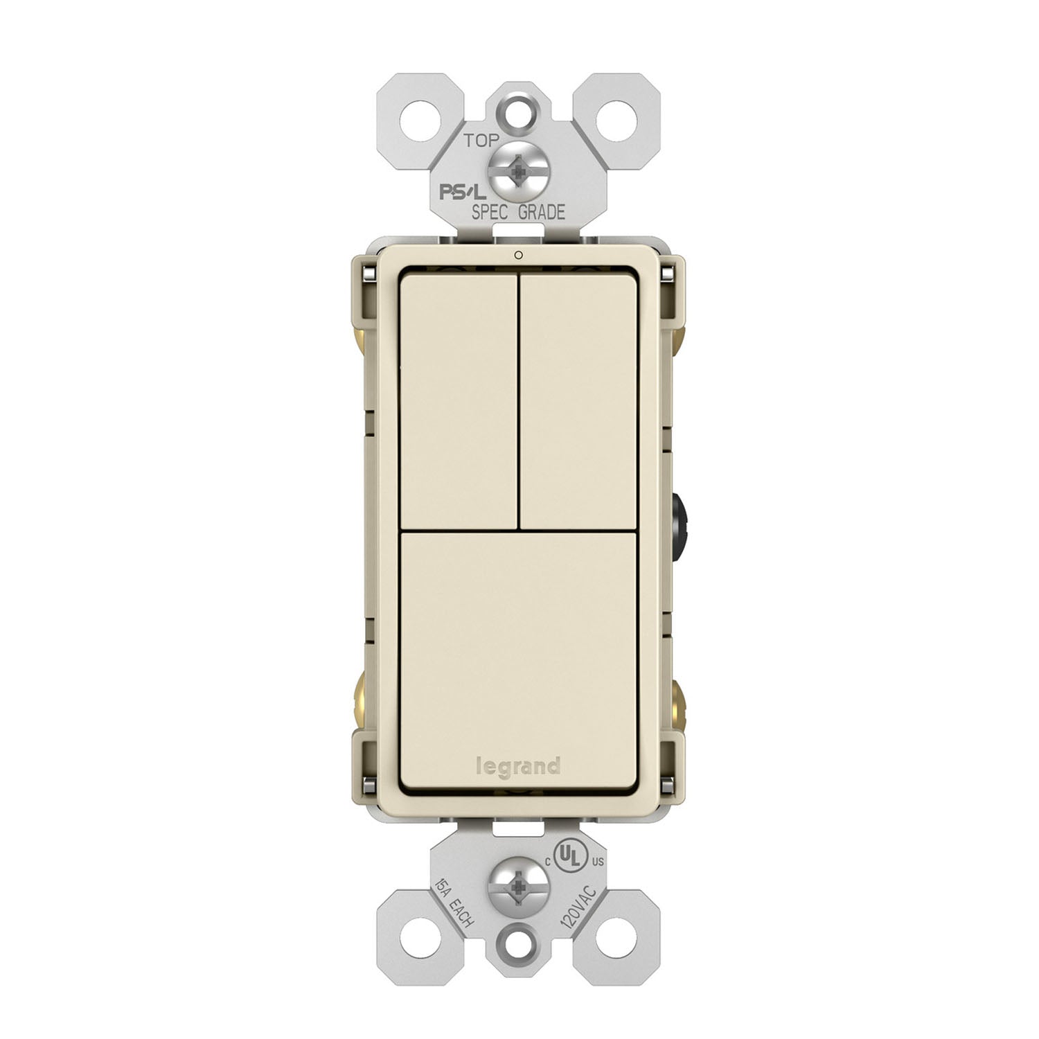 Legrand RCD113 radiant Triple Light Switch - Bees Lighting
