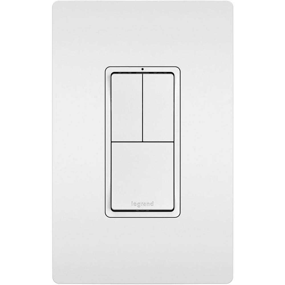 Radiant Two Single Pole Light Switches & One 3-Way Light Switch