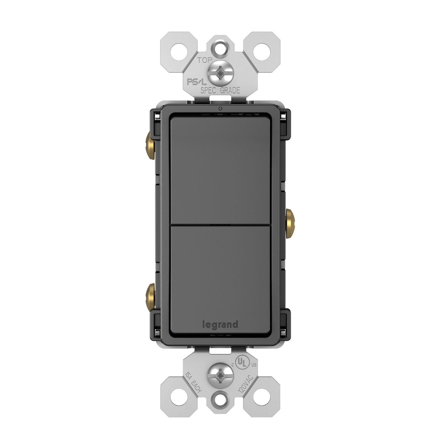 Legrand RCD11 radiant Two Single-Pole Switches - Bees Lighting