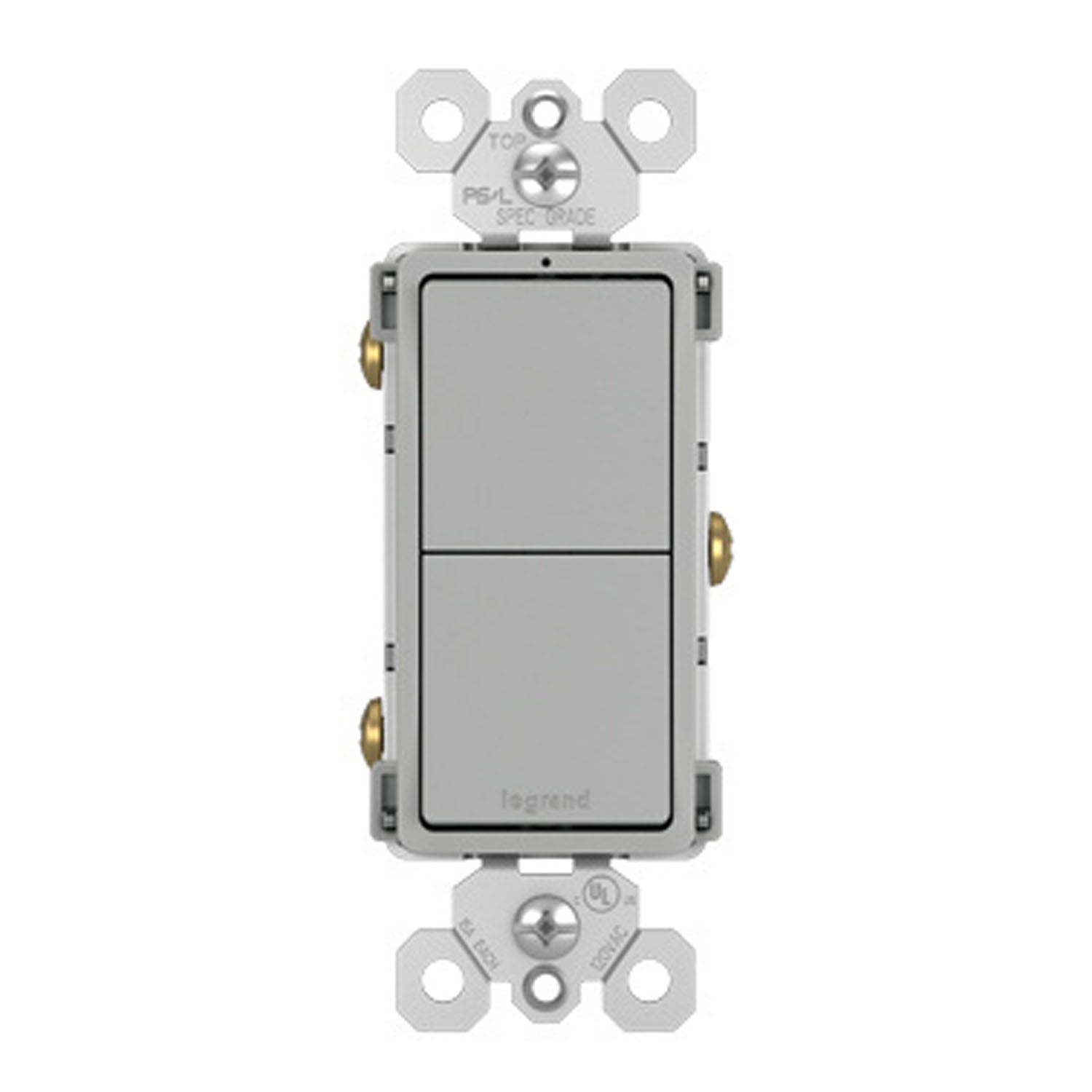 Legrand RCD11 radiant Two Single-Pole Switches - Bees Lighting
