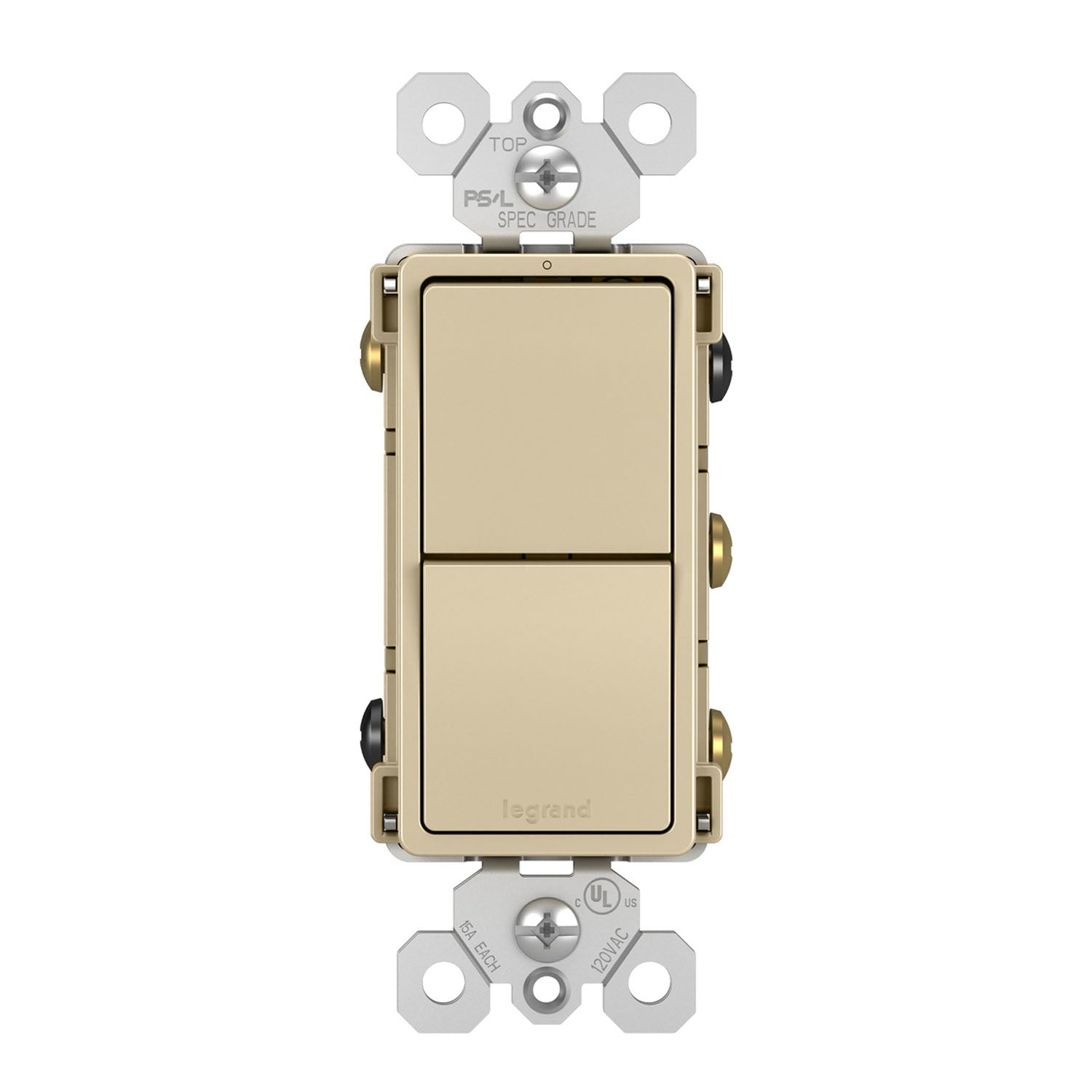 Legrand RCD33 radiant Two Single Pole/3-Way Switches - Bees Lighting