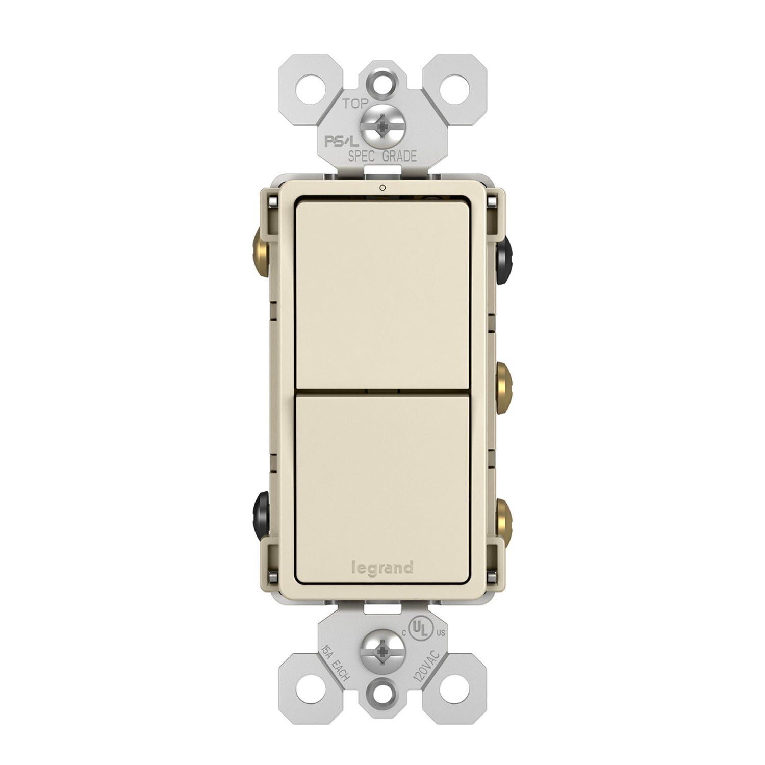 Legrand RCD33 radiant Two Single Pole/3-Way Switches - Bees Lighting
