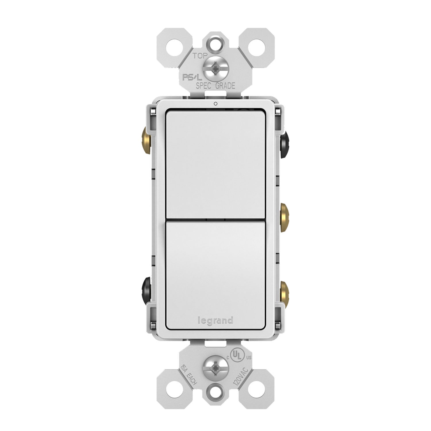 Legrand RCD33 radiant Two Single Pole/3-Way Switches - Bees Lighting