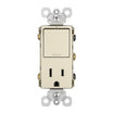 Legrand RCD38TR radiant Switch with 15A Wall Outlet - Bees Lighting