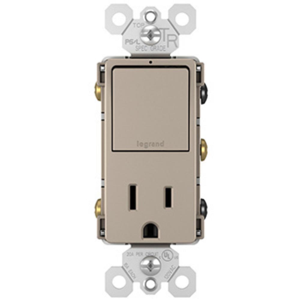 Radiant 15 Amp Duplex Outlet Switch Combo Tamper-Resistant