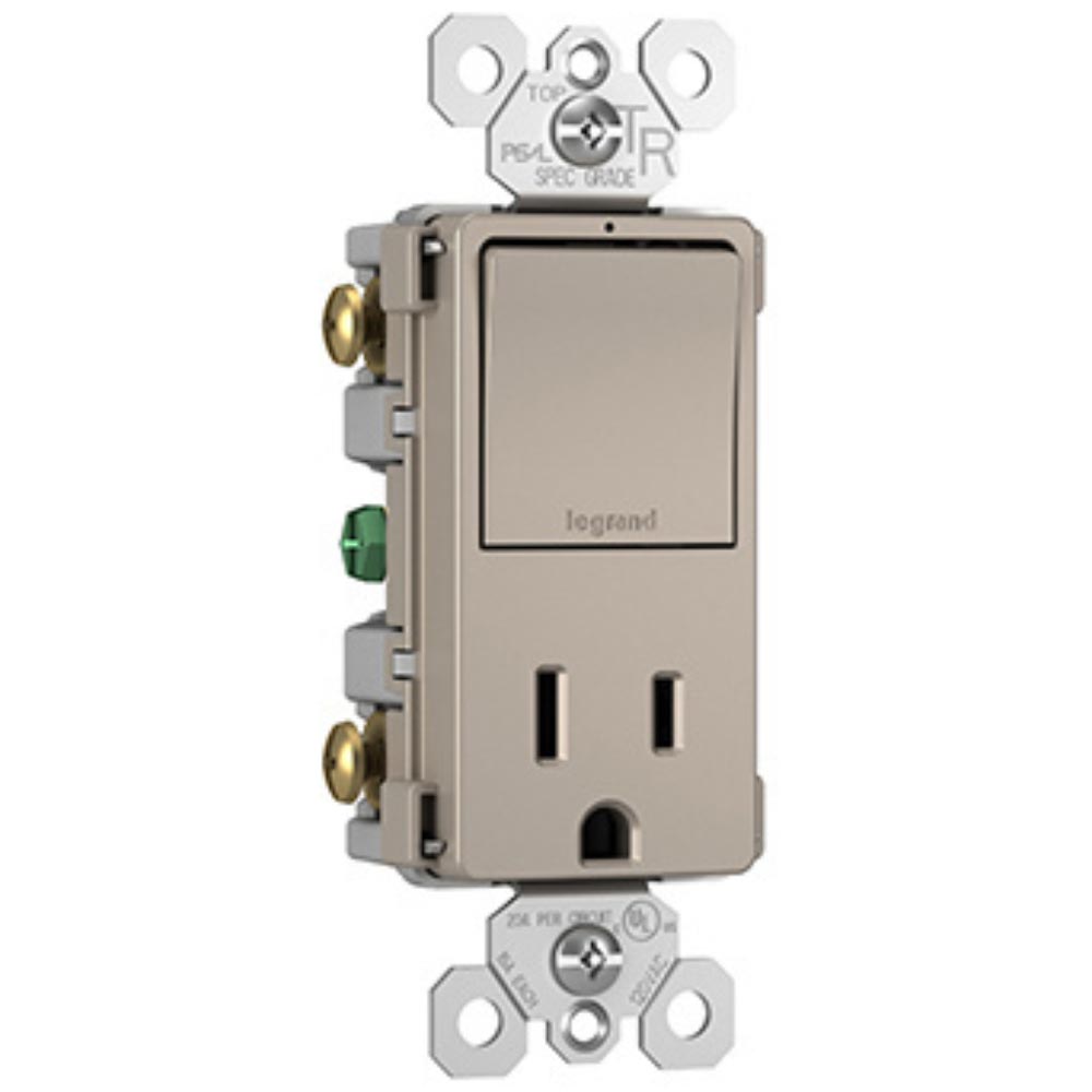 Radiant 15 Amp Duplex Outlet Switch Combo Tamper-Resistant