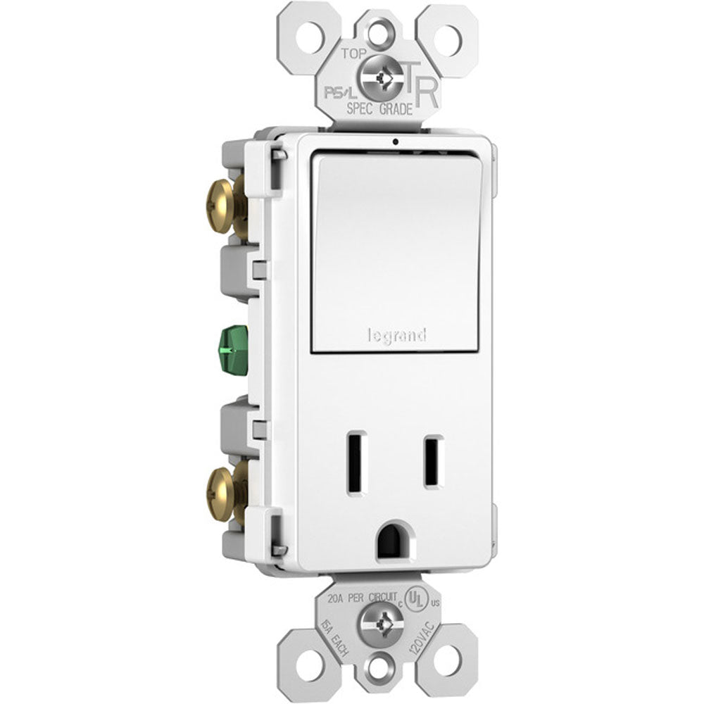 Radiant 15 Amp Duplex Outlet Switch Combo Tamper-Resistant - Bees Lighting