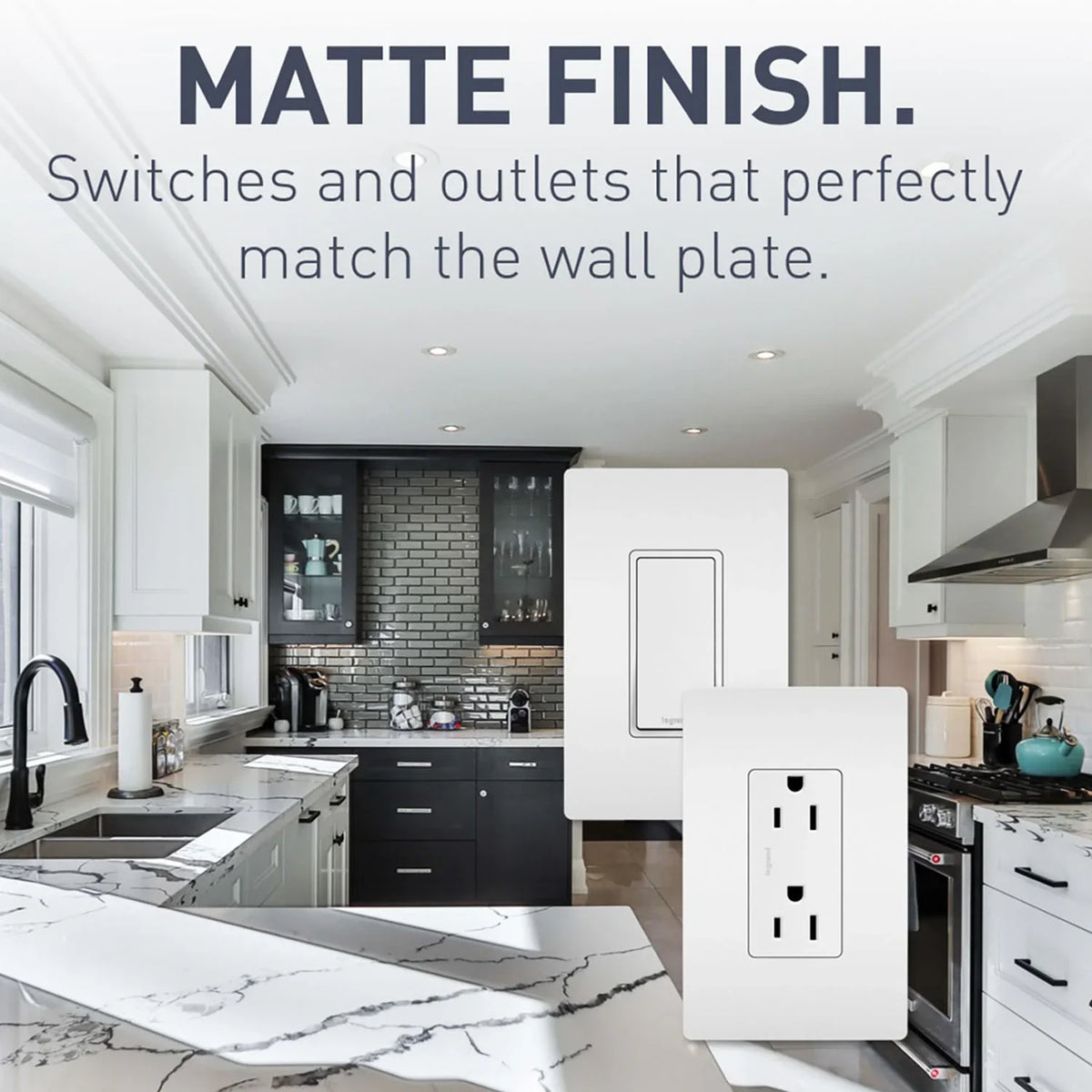 Matte White Decorator Wall Receptacle Outlets, Tamper Resistant 15 Amp Standard Electrical Wall Outlet Residential Grade Self Grounding 125v Mid Size Matte White Decorator Wall Receptacle Outlets, Tamper Resistant 15 Amp Standard Electrical Wall Outlet Residential Grade Self Grounding 125v Mid Size