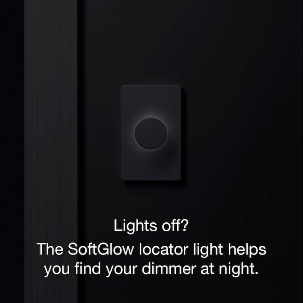 Lutron Dalia LED+ Rotary Dimmer Switch, 150-Watt Single-Pole/3-Way, Light Almond - Bees Lighting