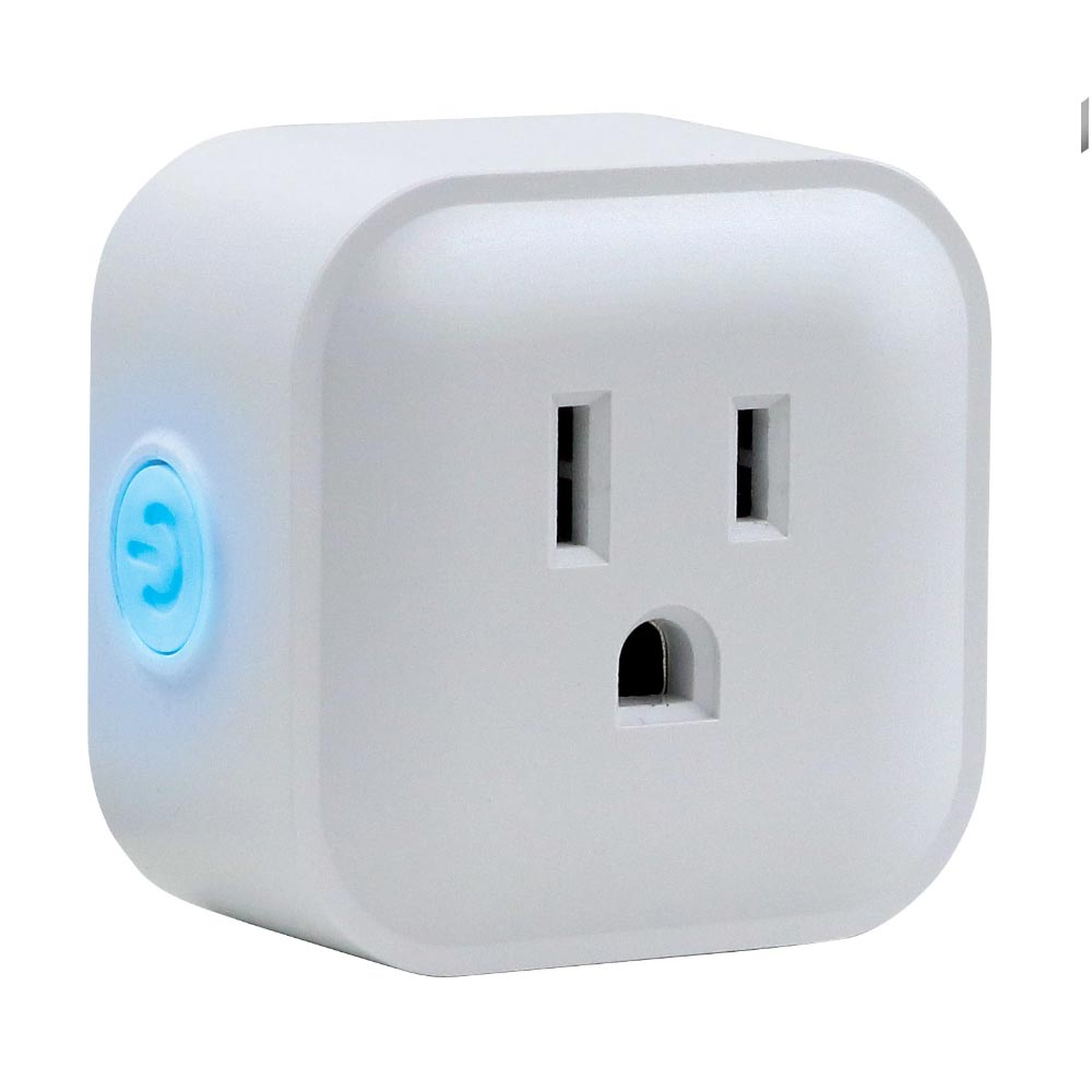 Wi-Fi Smart Outlet Indoor Works with Google Home & Amazon Alexa Easy Setup
