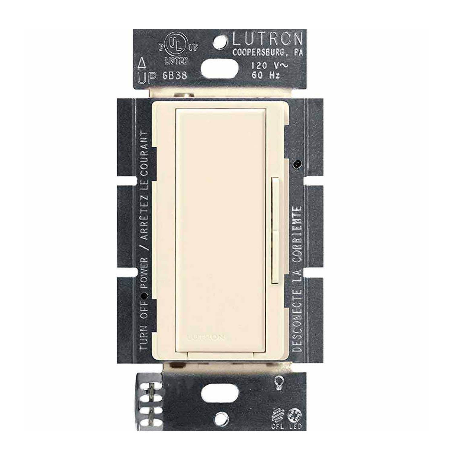Lutron RA2 Select Maestro Smart Remote Dimmer, Not for Standalone Use, Light Almond - Bees Lighting
